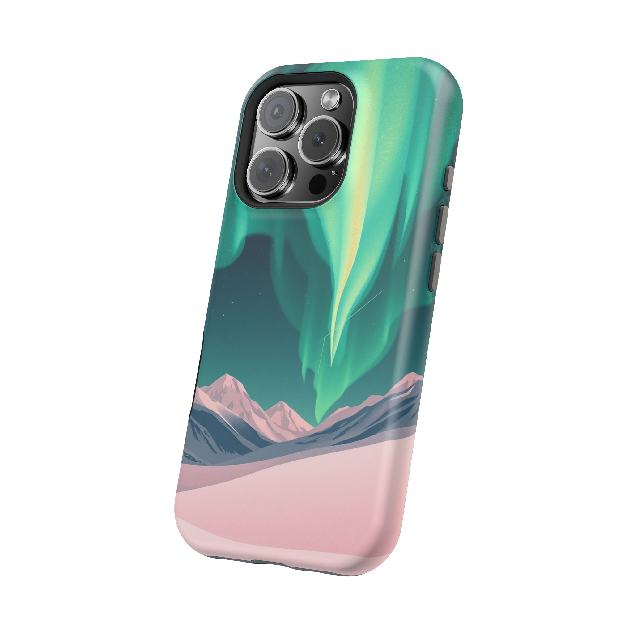 iPhone Mint And Blush Northern Lights Slim Everyday iPhone 14 Designer · iPhone