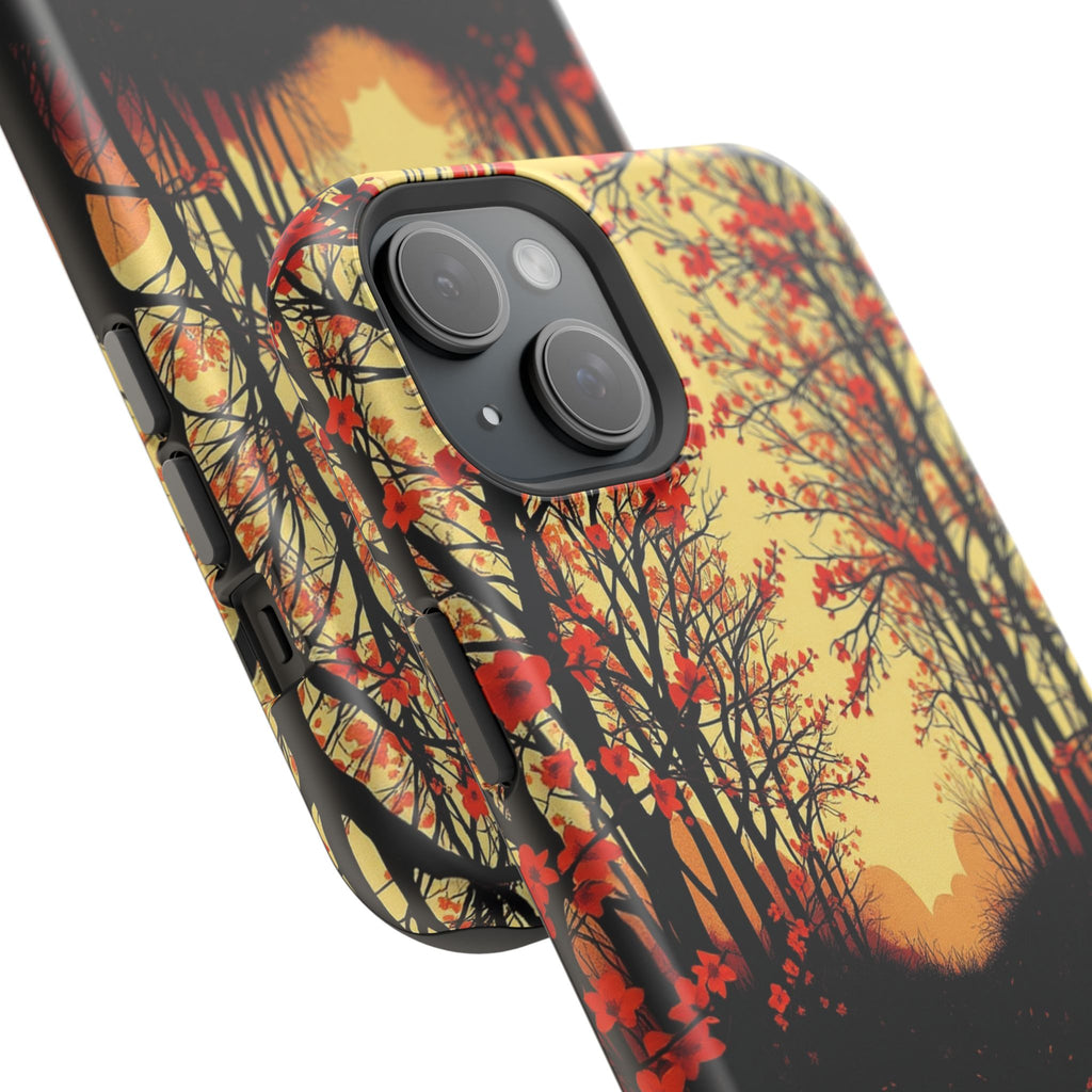 iPhone Dreamy Blossom Trail Design Bold Modern Everyday Snap Case · iPhone Case