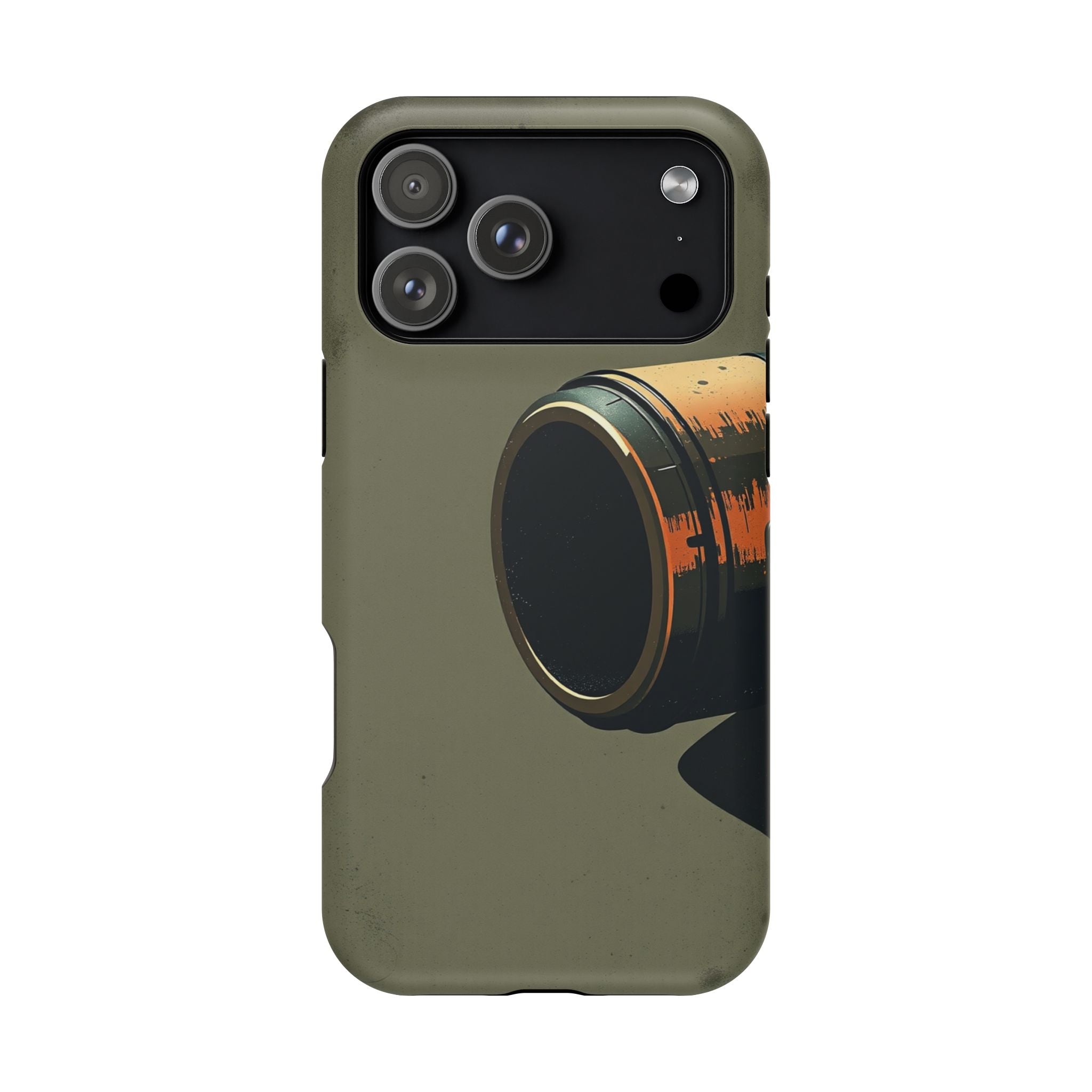iPhone Charcoal And Copper Vintage Postcard Slim Everyday Designer Case · iPhone