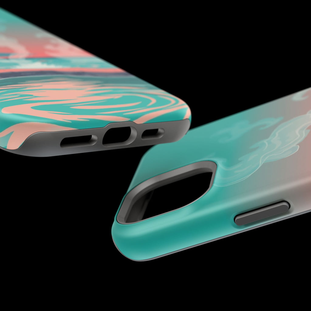 iPhone Hot Spring Steam Pop Art Bold Slim Everyday Designer Case · iPhone Case