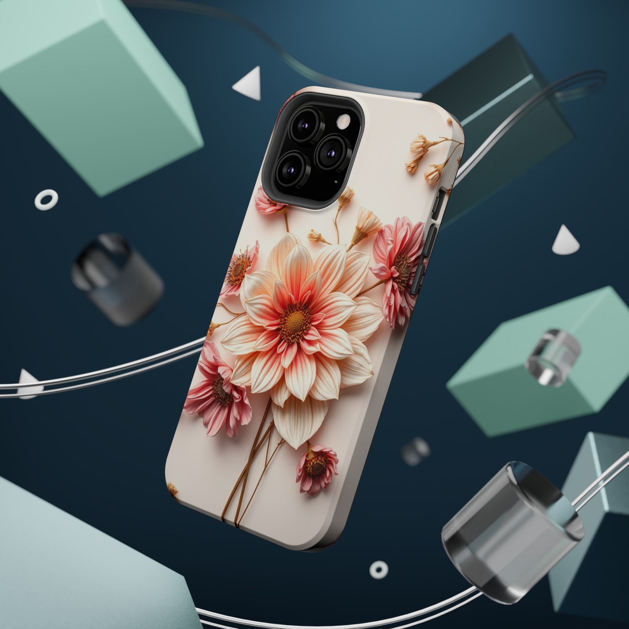 iPhone Dried Flower Flat Lay Enchanted Art Slim iPhone Everyday · iPhone Case