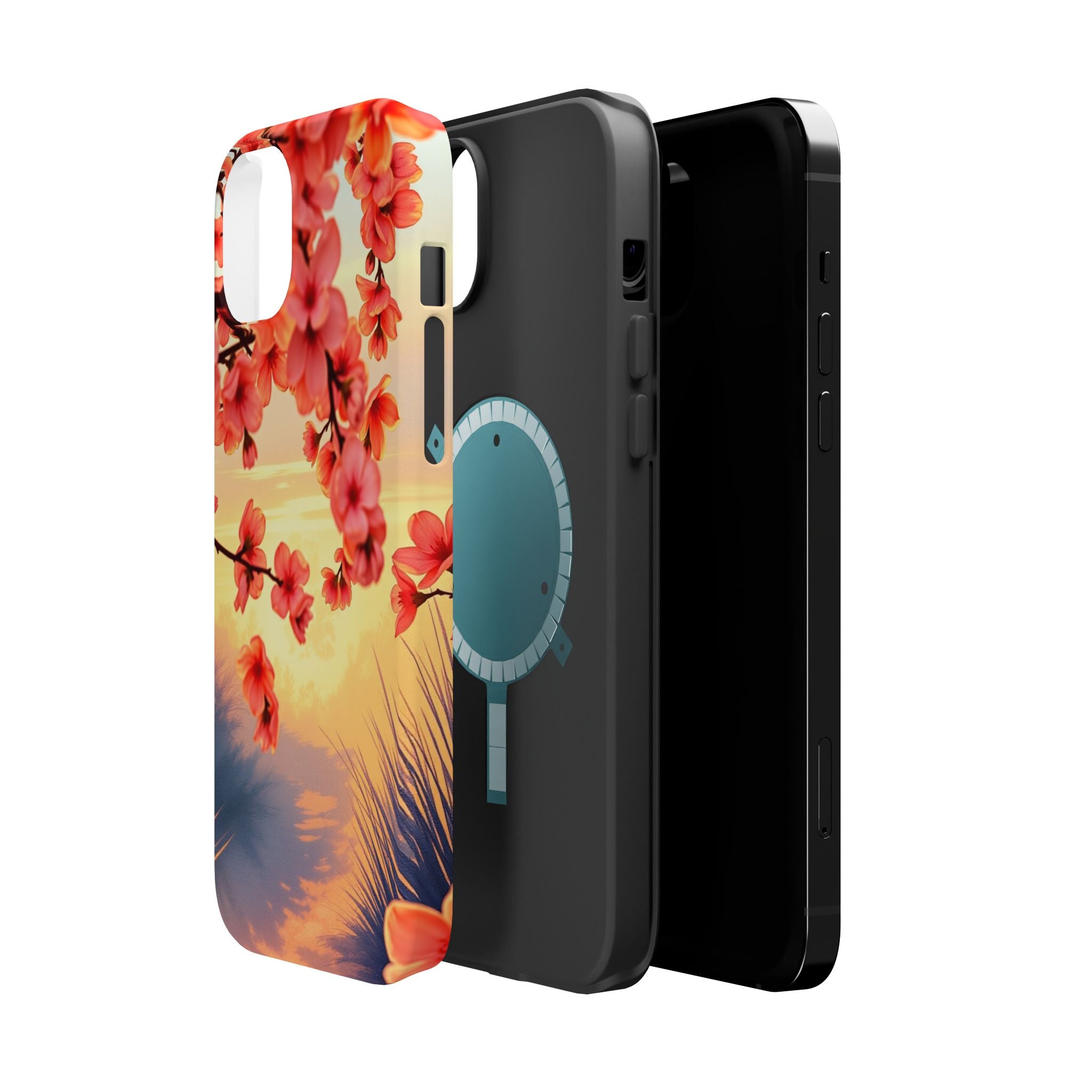 iPhone Sunset Amber And Peach Blossom Trail Slim Snap Cas Carry Case · iPhone Ca