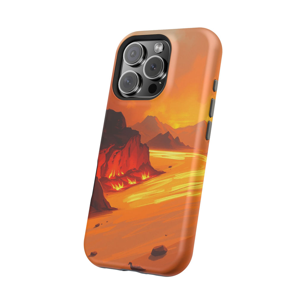 iPhone Burnt Orange And Sand Wildfire Glow Slim iPhone Everyday · iPhone Case