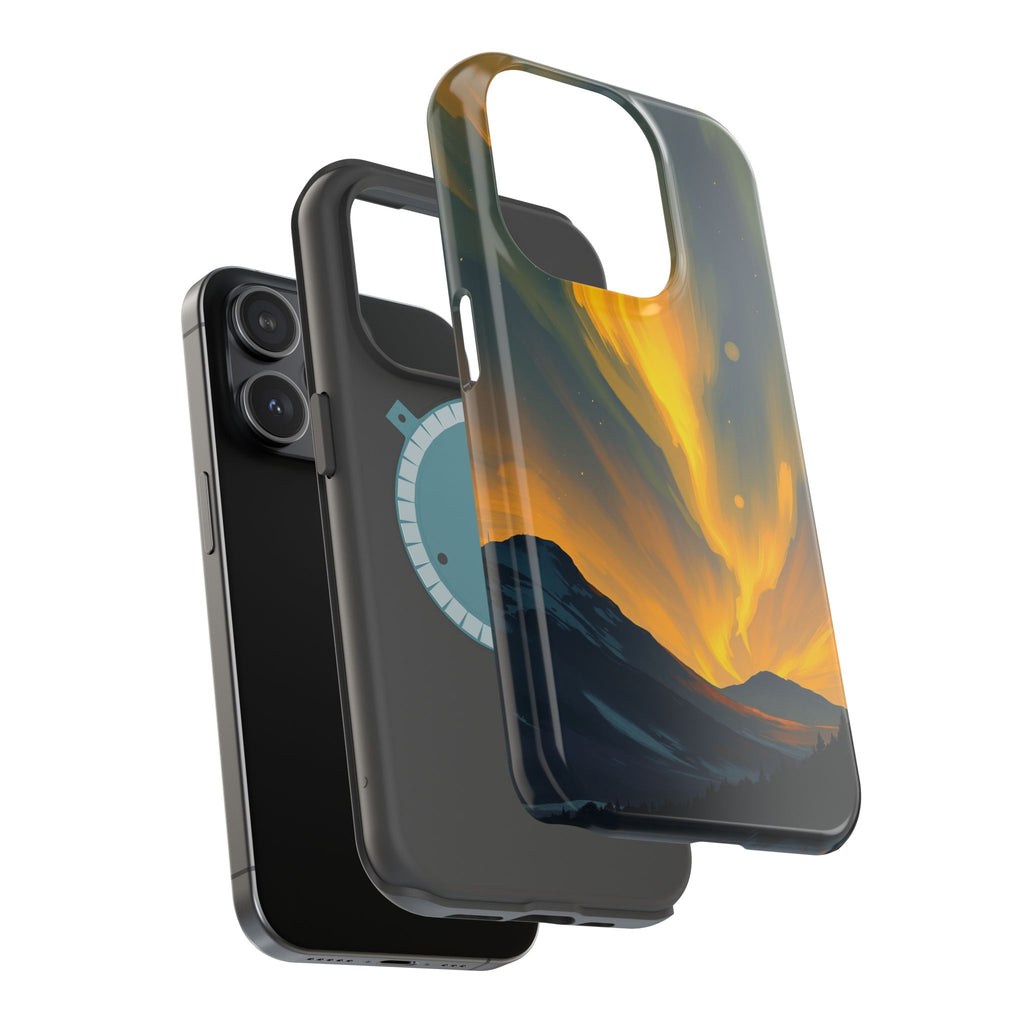 iPhone Serene Northern Lights Design Slim Everyday Designer Case · iPhone Case