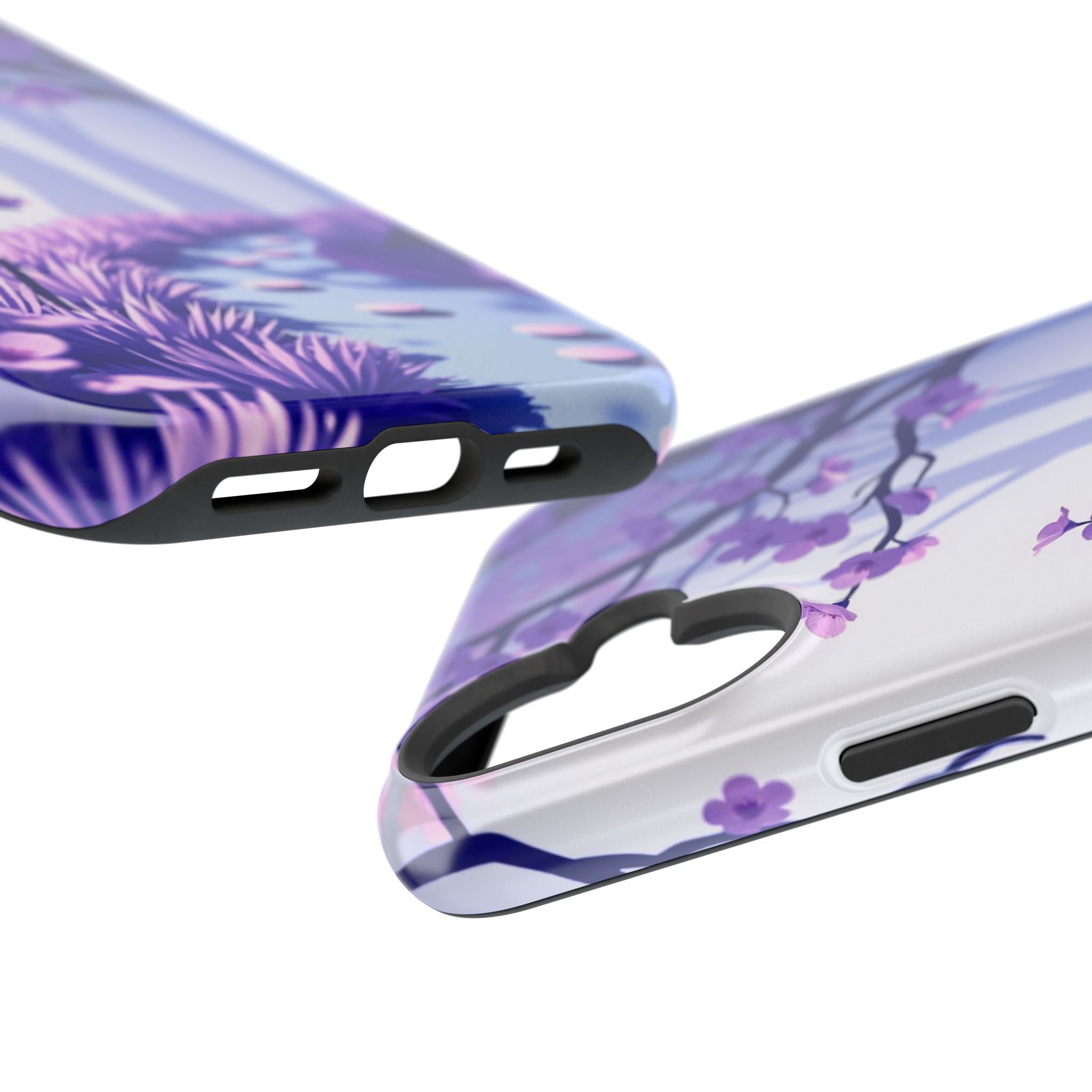 iPhone Blossom Trail Paper Cut Art Bold Modern Everyday Snap Case · iPhone Case