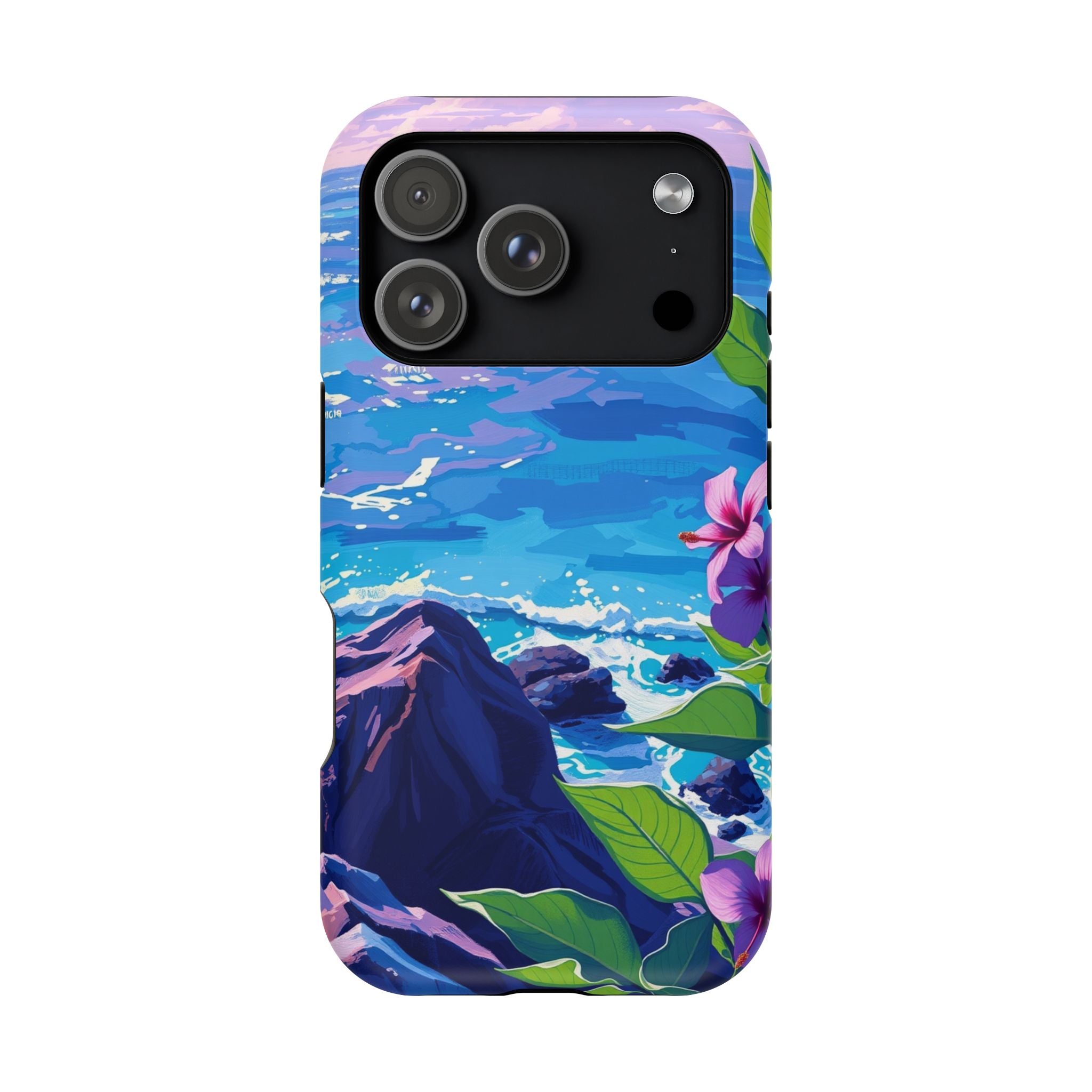 iPhone Hibiscus Coast Enchanted Art Slim Everyday Designer Case · iPhone Case