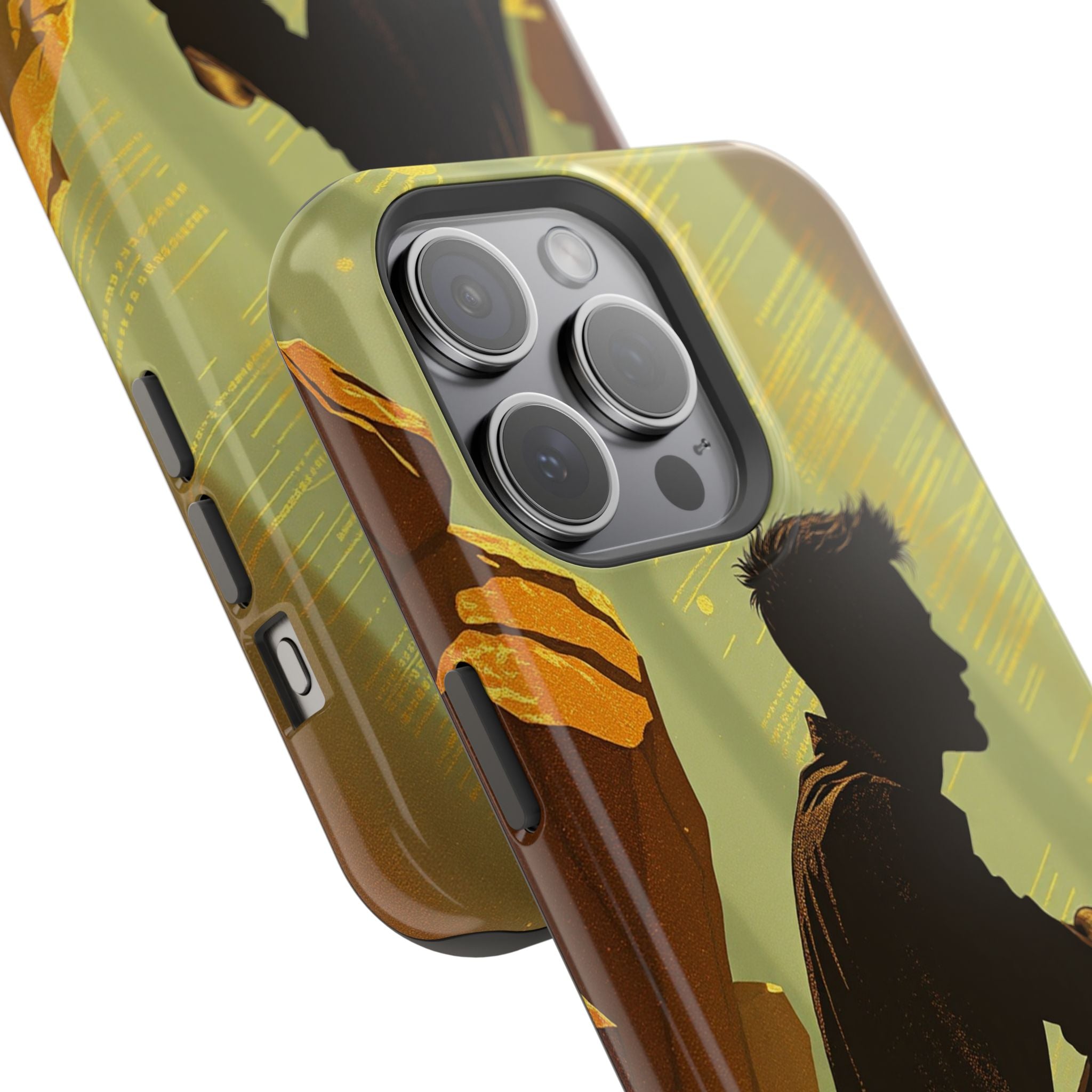 iPhone Mustard And Rust Overthinking Again Slim Everyday Designer Case · iPhone
