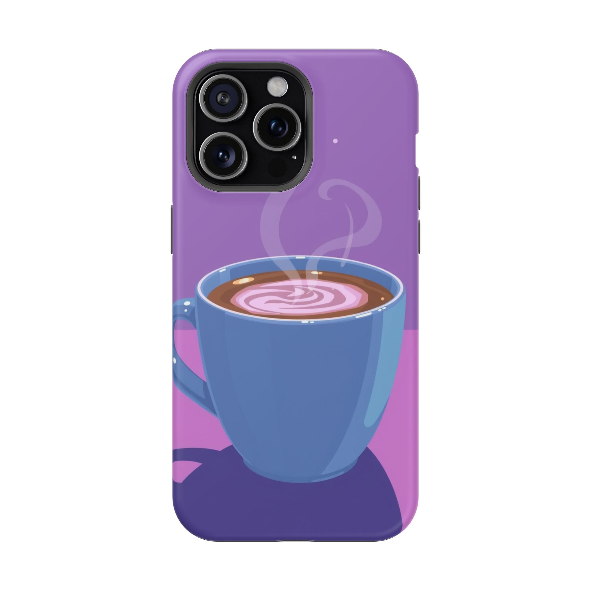 iPhone Emotional Support Coffee Pixel Art -Bit Soft Finish Everyday Case · iPhon