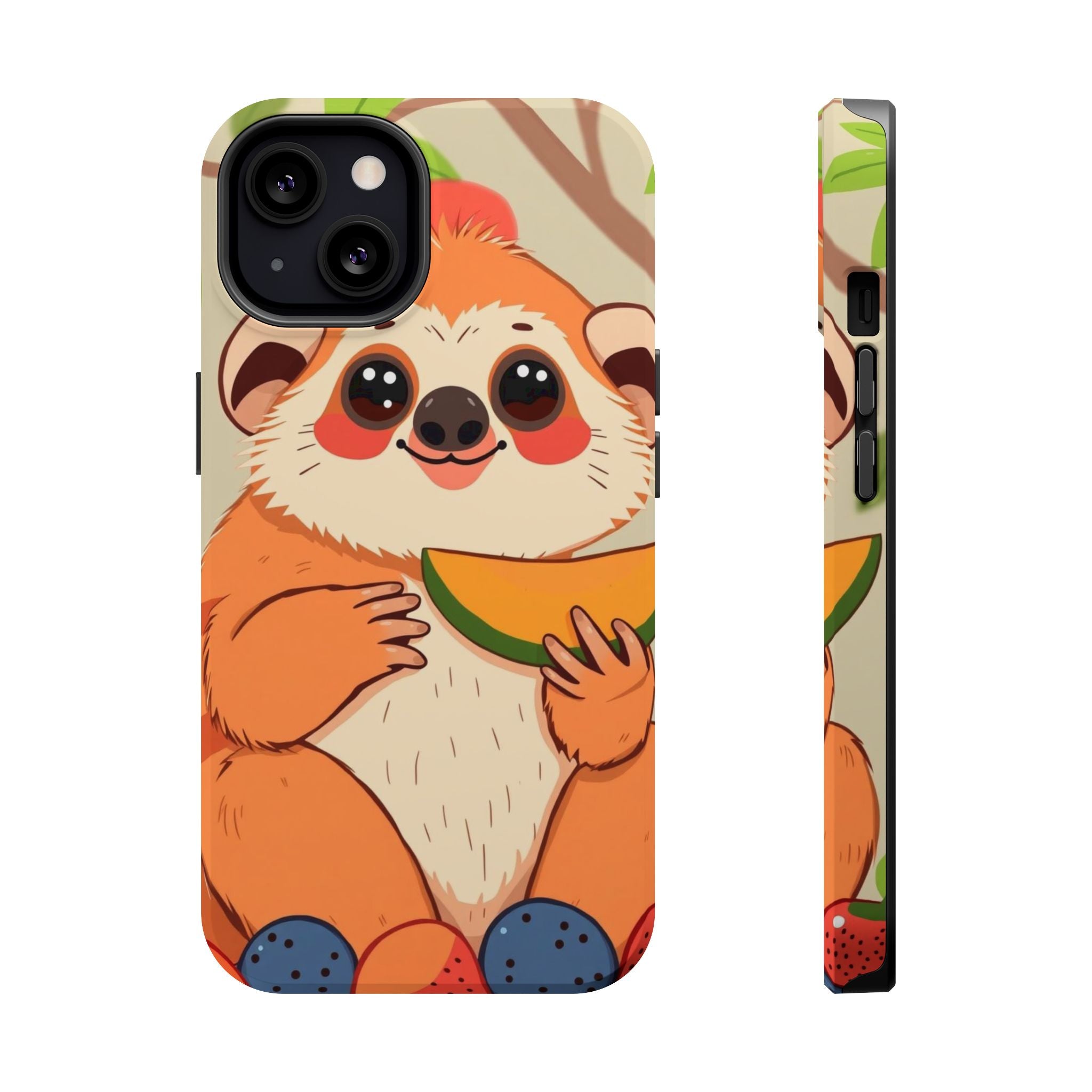 iPhone Slow Loris with Fruit Kids Fun iPhone Phone Case Gift Slim · iPhone Case