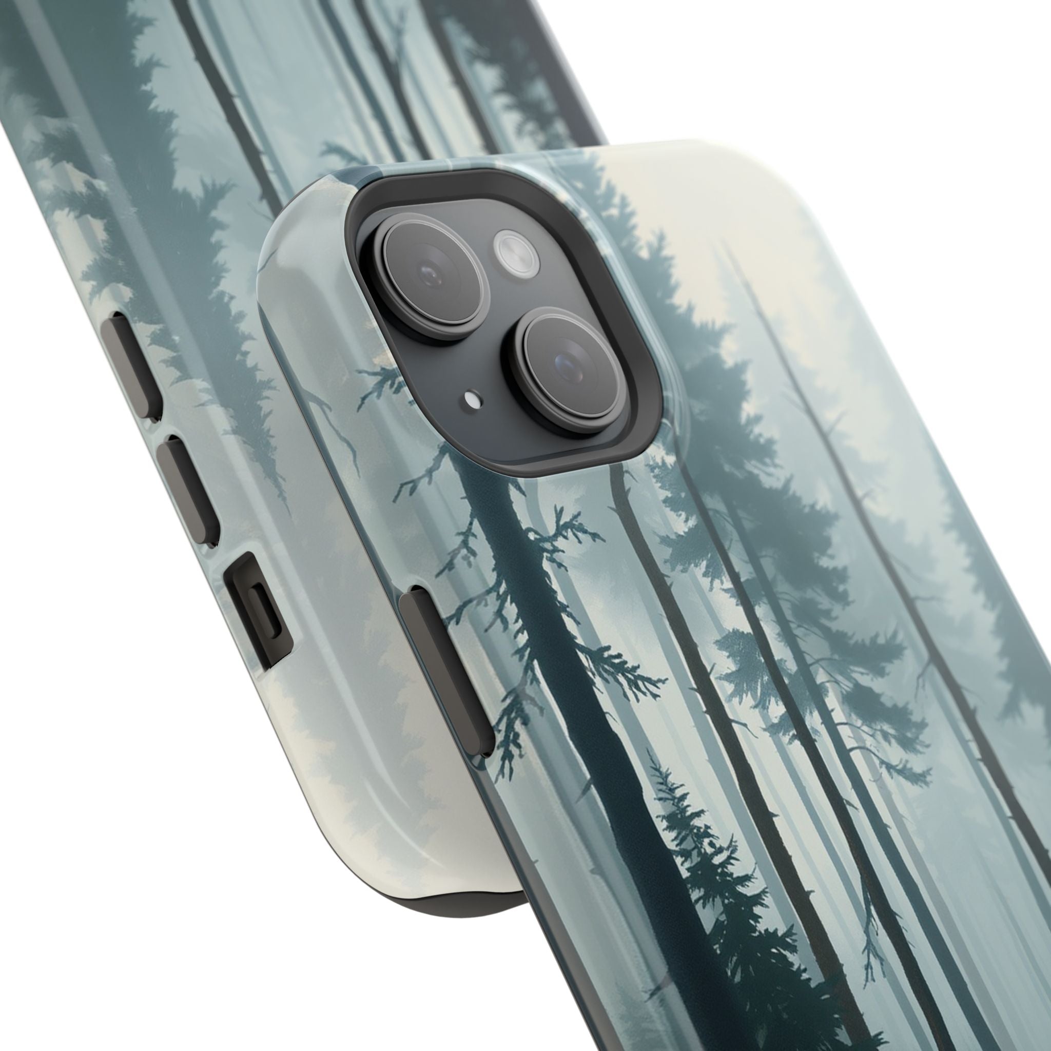 iPhone Serene Misty Forest Path Design Slim Everyday Designer Case · iPhone Case