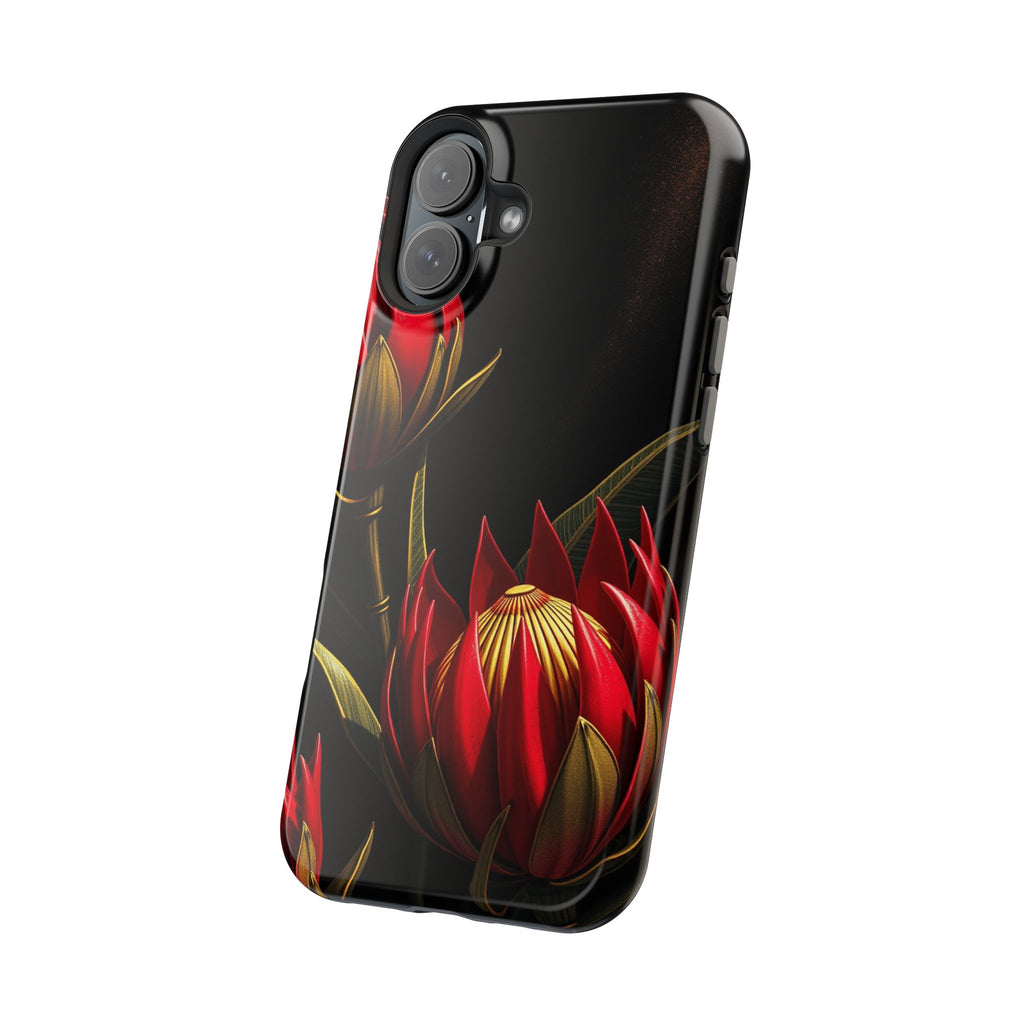 iPhone Protea Bold Gold Foil Luxury Slim Everyday Designer Case · iPhone Case