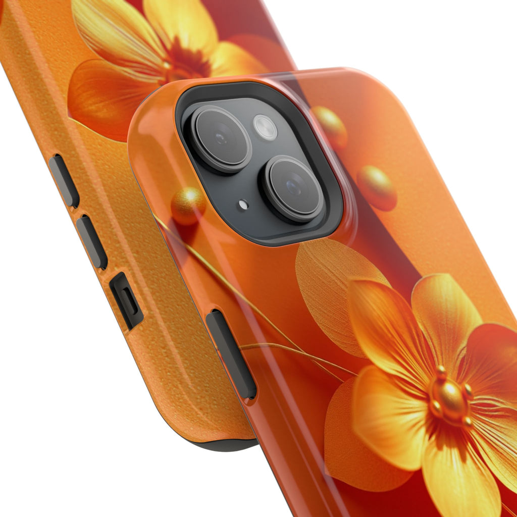 iPhone Floral Geometric Gold Foil Luxury Slim Everyday iPhone Designer · iPhone
