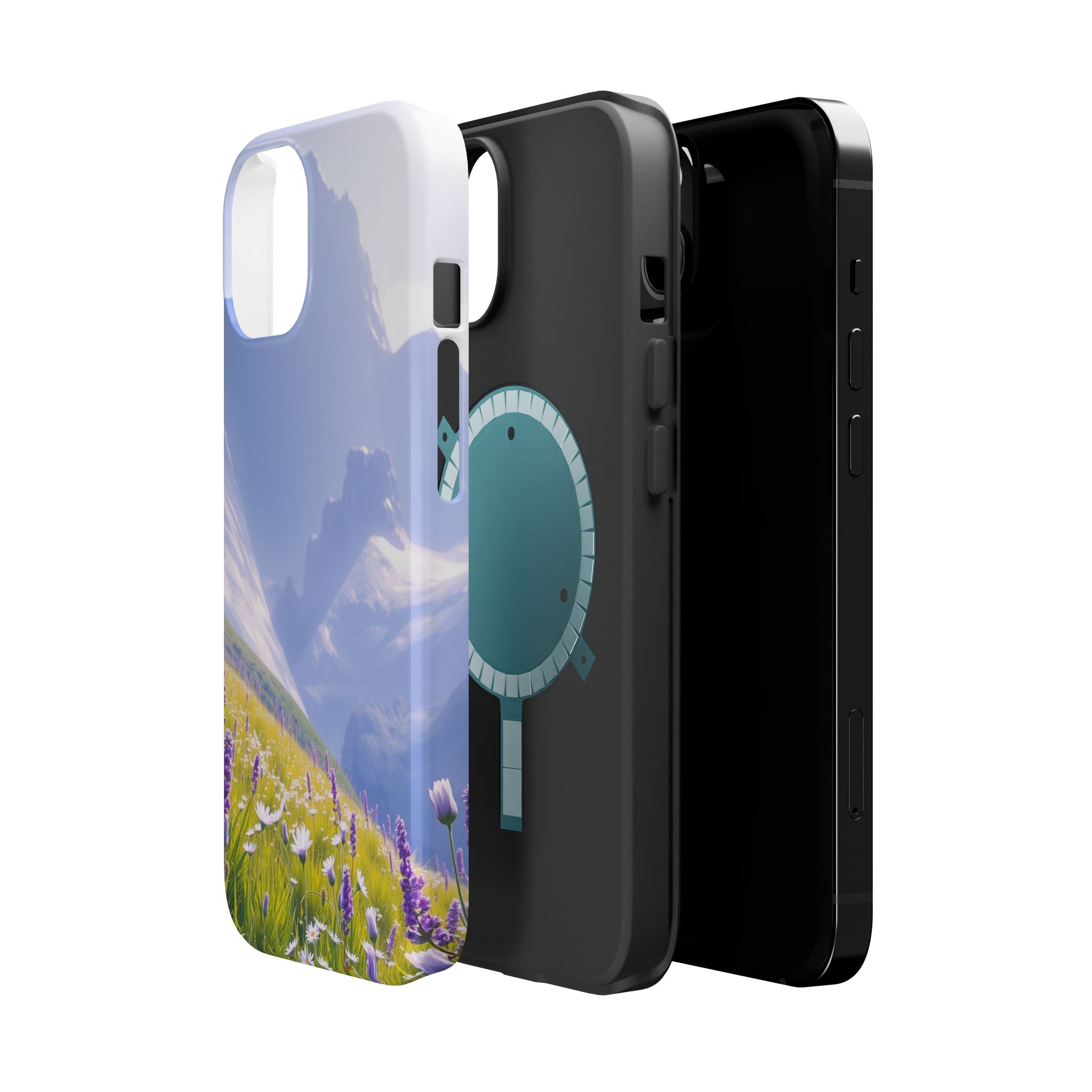 iPhone Lavender And Pearl Alpine Meadow Slim Everyday iPhone Designer · iPhone C