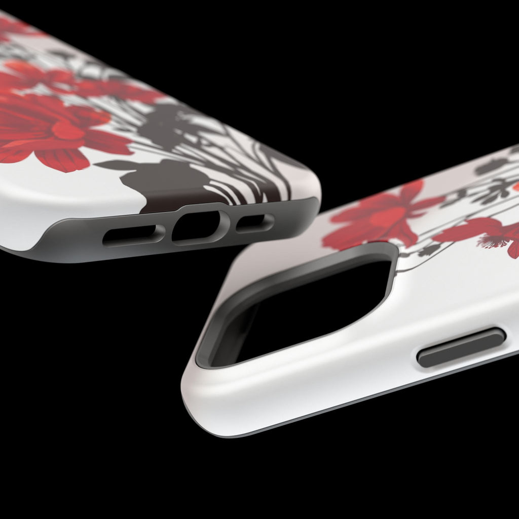 iPhone Floral Silhouette Cinematic Art Slim Snap Case · iPhone Case