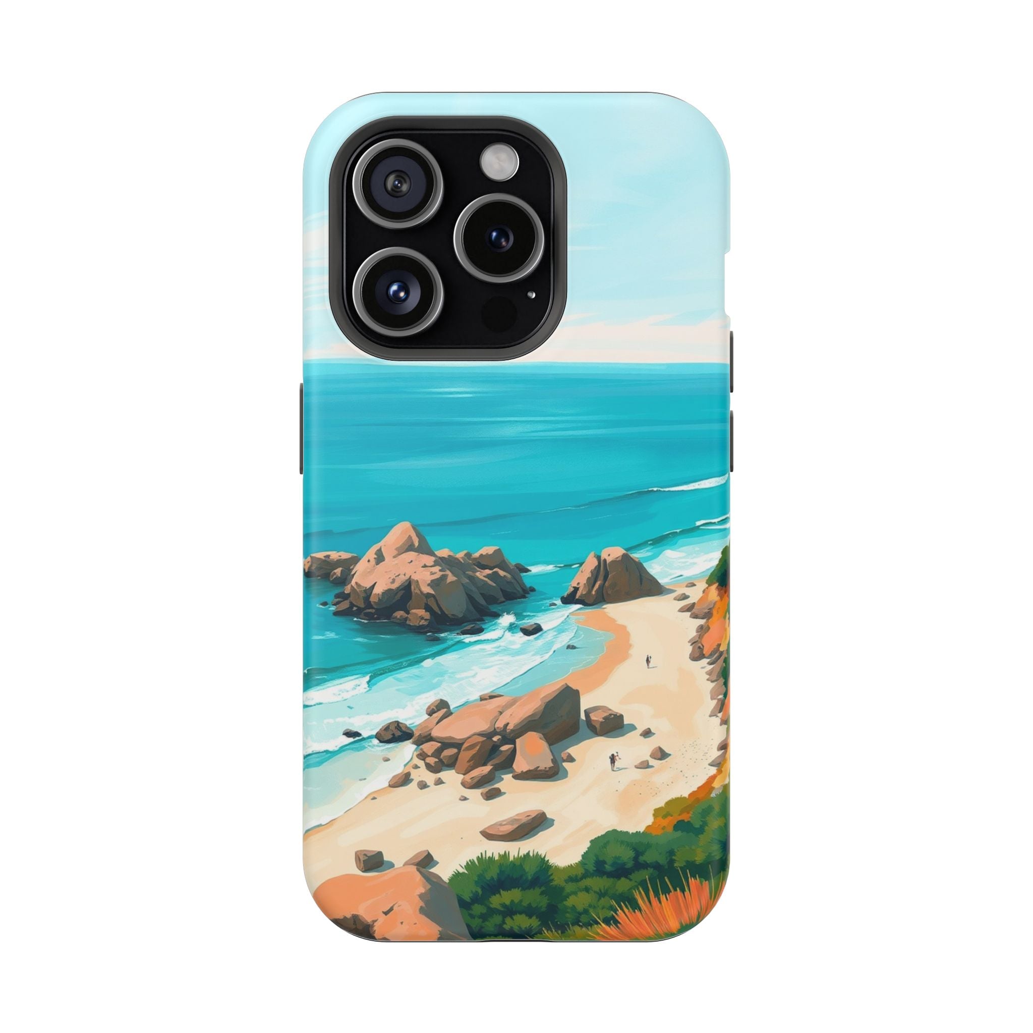 iPhone Pebble Beach Cinematic Art Bold Modern Everyday Snap Case · iPhone Case