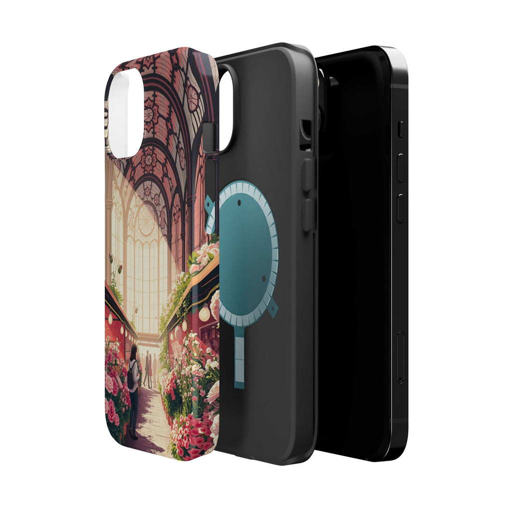 iPhone Flower Market Stained Glass Bold Modern Everyday Snap Case · iPhone Case