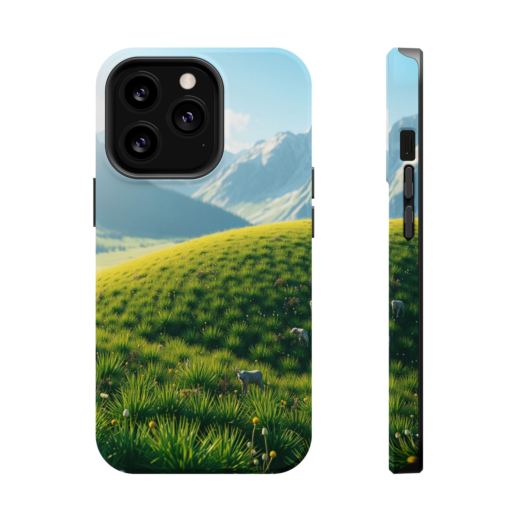 iPhone Vibrant Alpine Meadow Design Slim Everyday Designer Case · iPhone Case