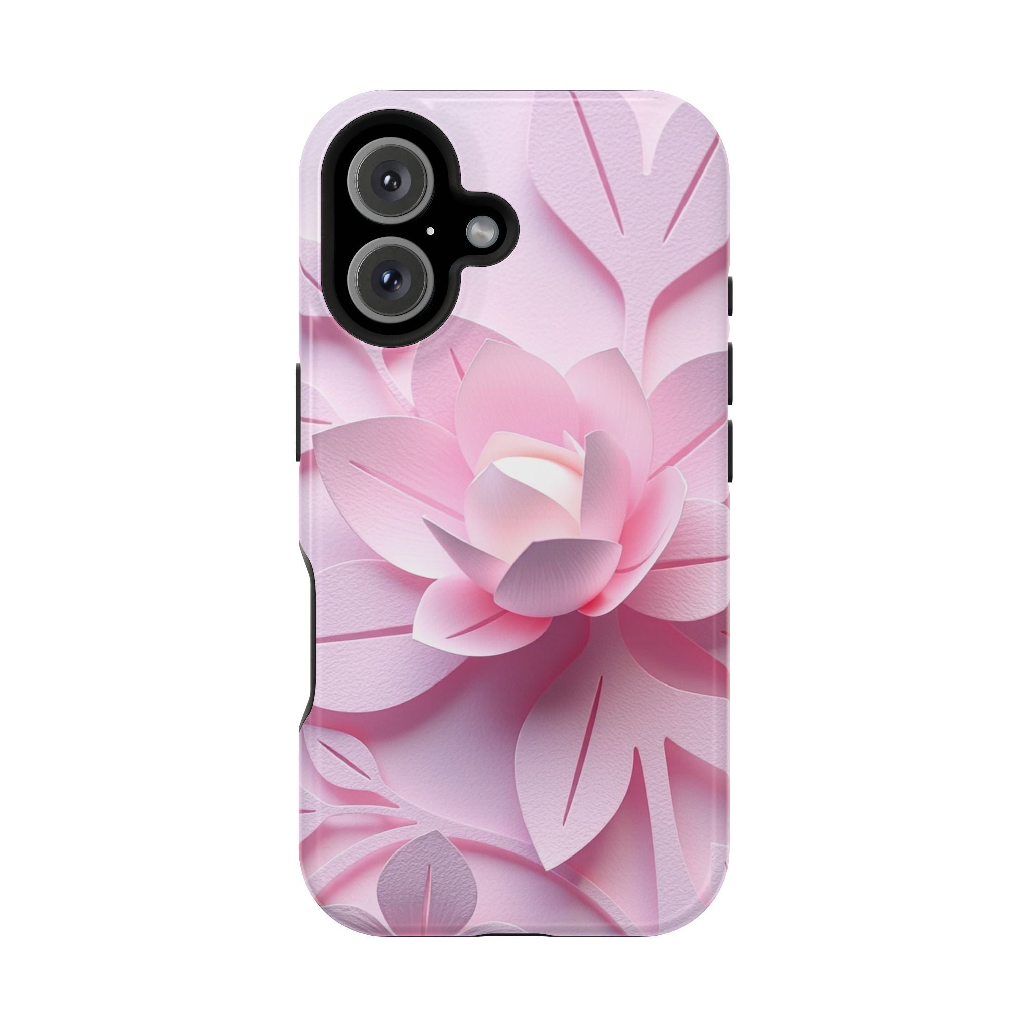 iPhone Floral Geometric Paper Cut Art Slim Everyday Designer Case · iPhone Case