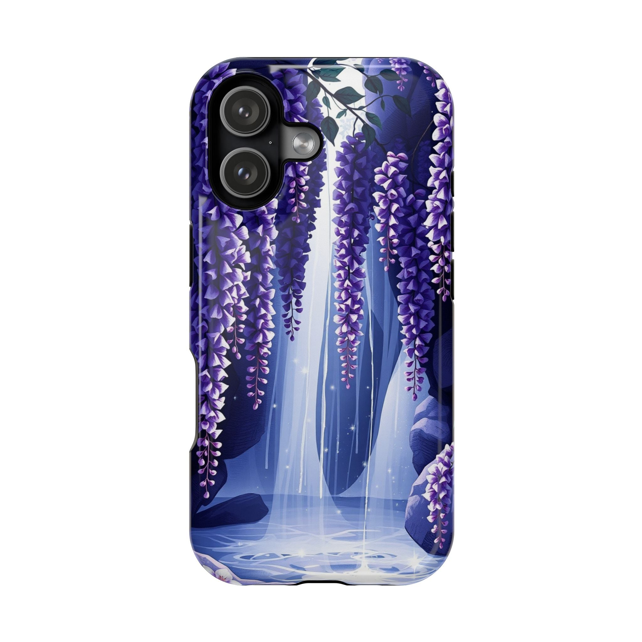 iPhone Wisteria Cascade Serene Design Slim Snap Case Ga · iPhone Case
