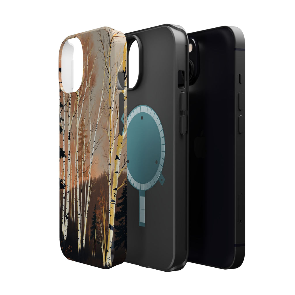 iPhone Birch Grove Mystic Art 14 Bold Modern Everyday Snap Case · iPhone Case