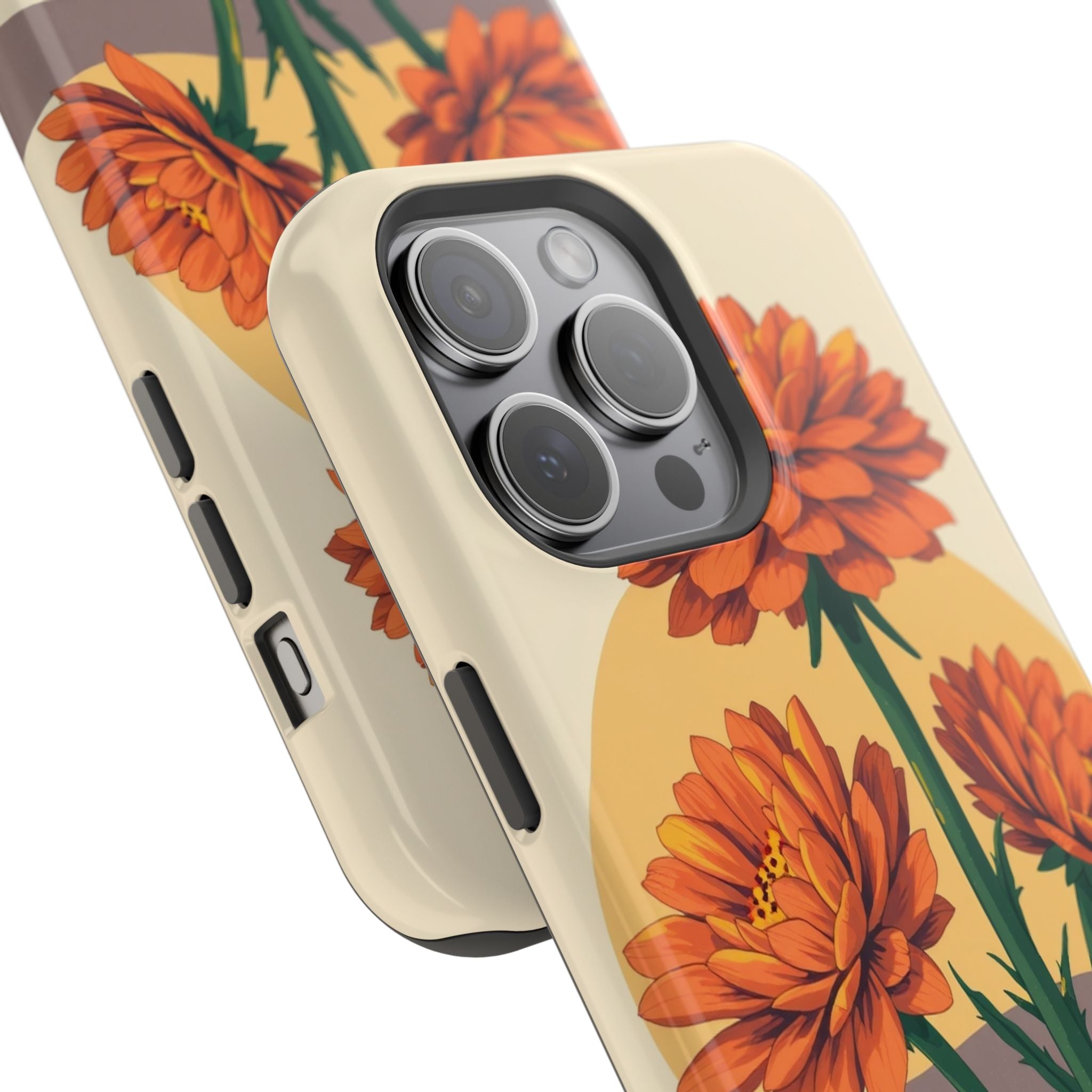 iPhone Ranunculus Stack Bold Art Bold Modern Everyday Snap Case · iPhone Case