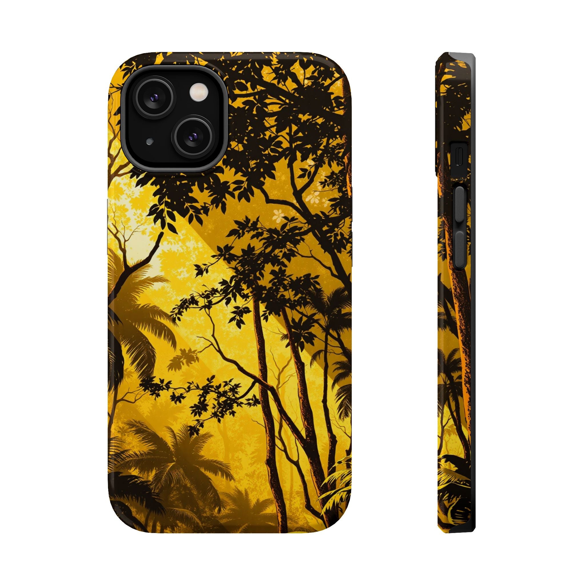 iPhone Mustard And Rust Rainforest Canopy Slim iPhone Everyday Designer · iPhone