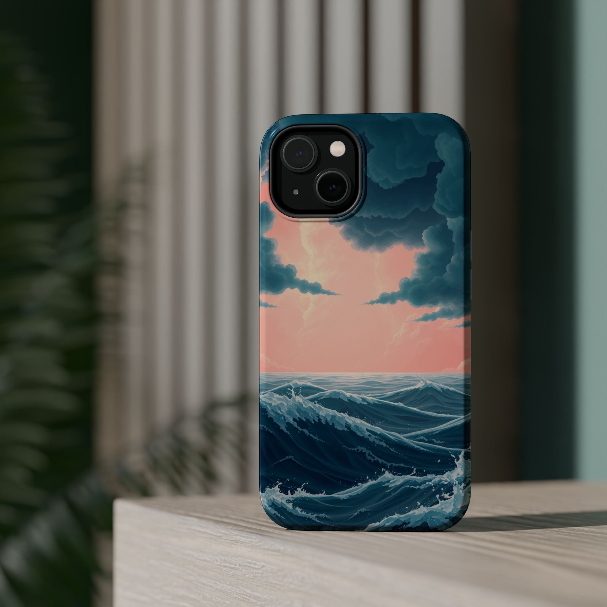 iPhone Storm at Sea 3D Digital Slim Everyday Designer Case · iPhone Case