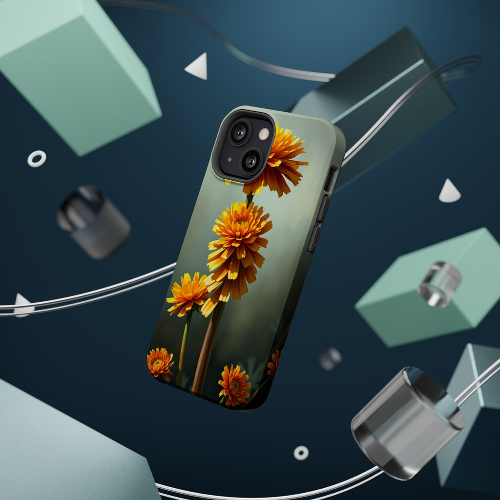 iPhone Ranunculus Stack Electric Art Slim Everyday Designer Case · iPhone Case