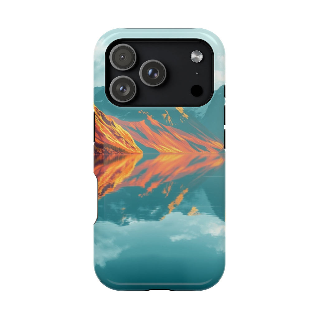iPhone Fjord Reflection Gold Foil Luxury Slim Everyday iPhone Designer · iPhone