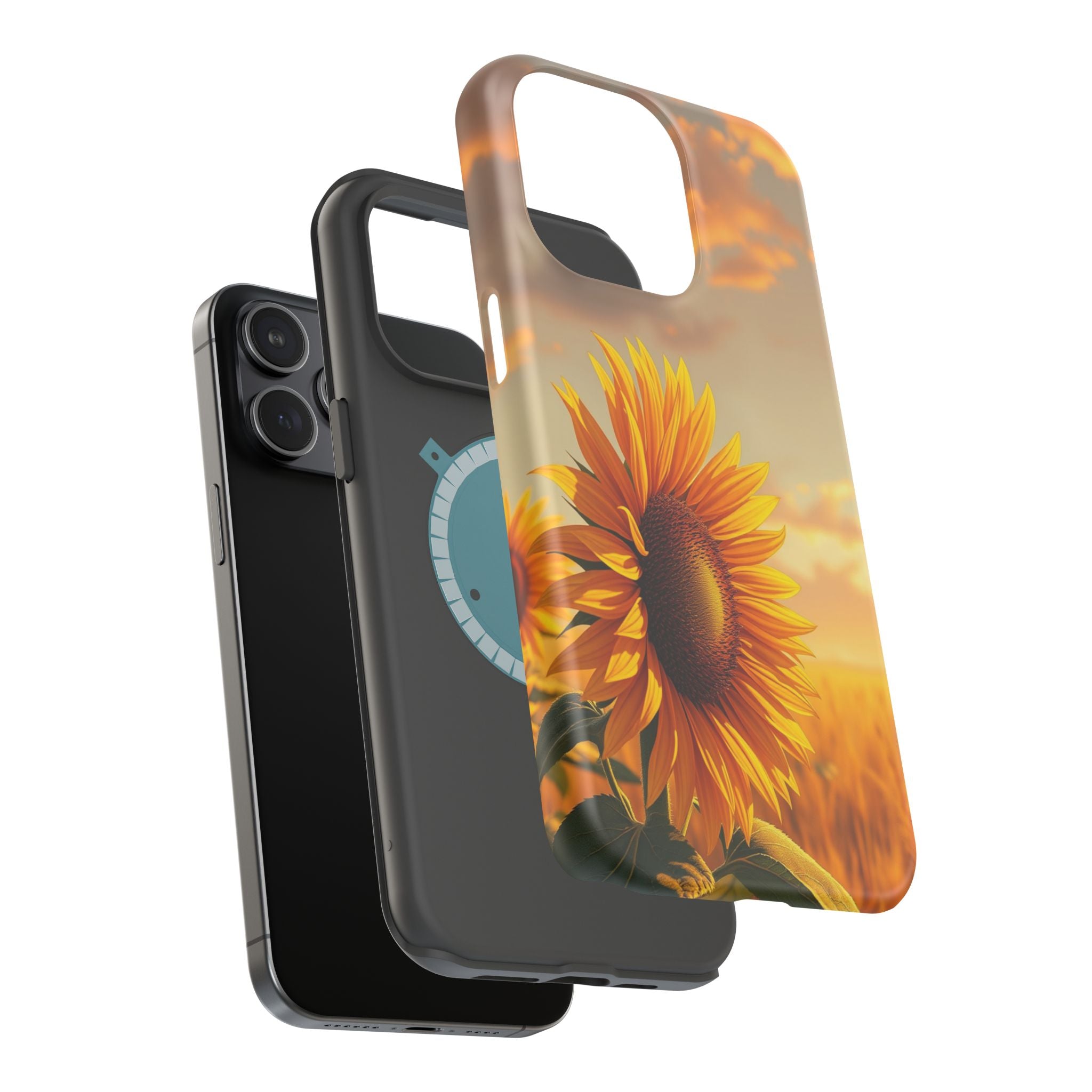 iPhone Sunflower Prairie Electric Art Slim Everyday Designer Case · iPhone Case