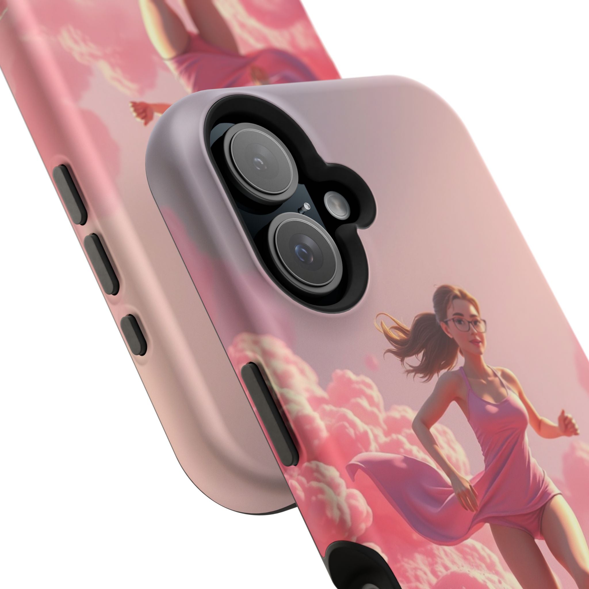 iPhone on Fumes 3D Digital Bold Modern Everyday Snap Case · iPhone Case