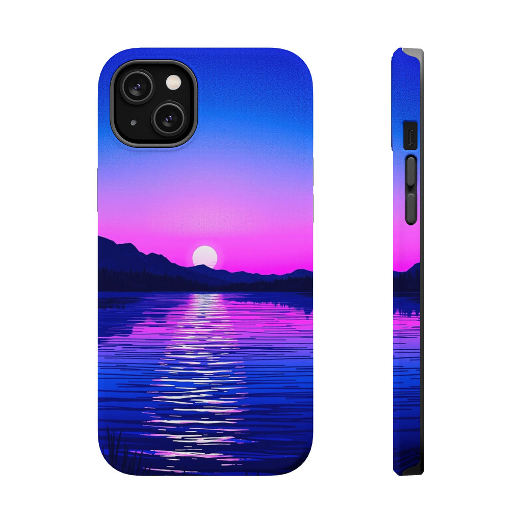 iPhone Indigo And Violet Lake at Twilight Slim iPhone Everyday Designer · iPhone
