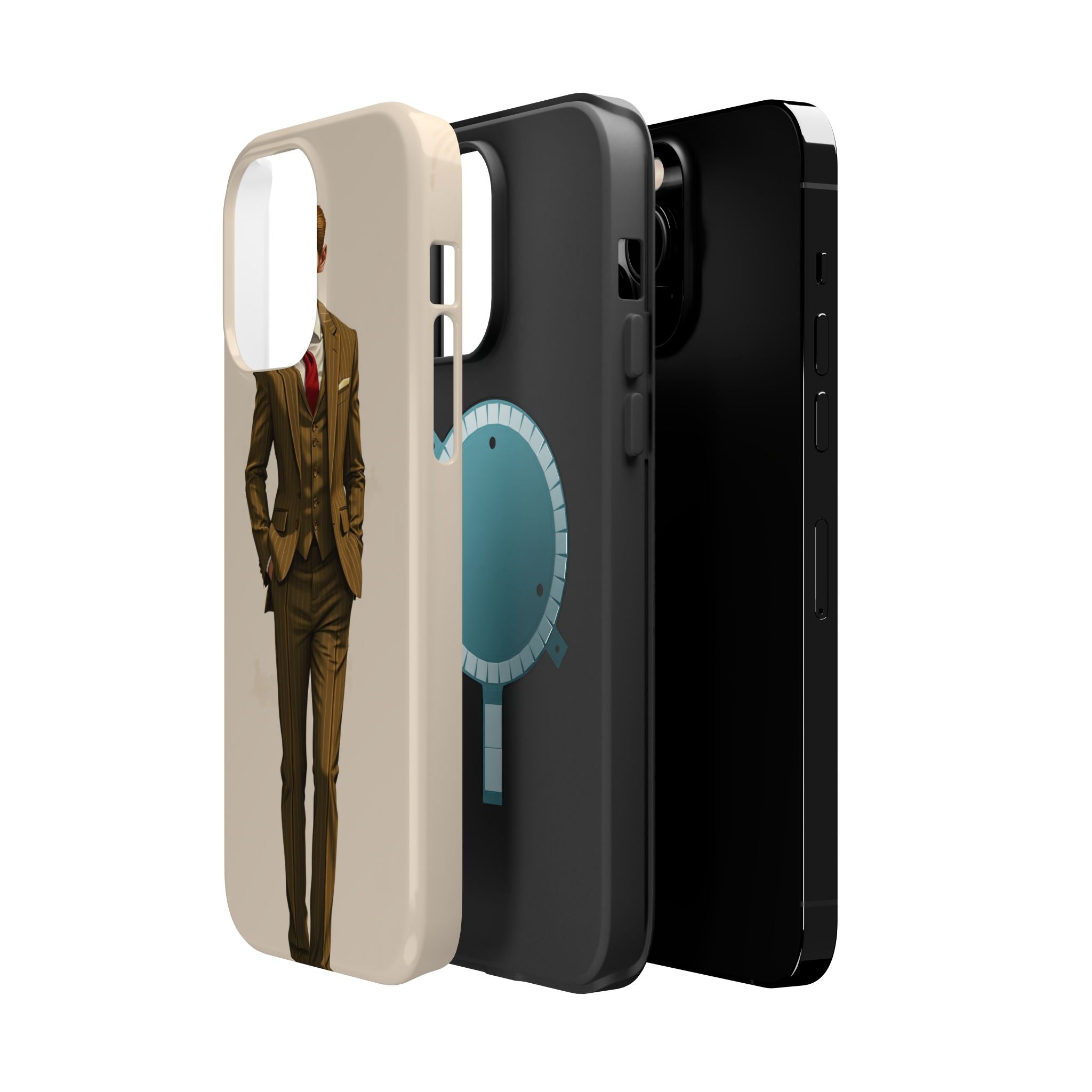 iPhone Pinstripe Suit Grunge Distressed Slim Everyday Designer Case · iPhone Cas