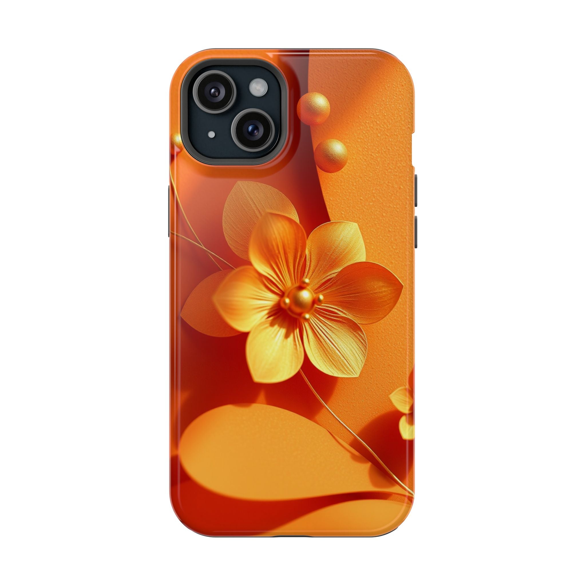 iPhone Floral Geometric Gold Foil Luxury Slim Everyday iPhone Designer · iPhone
