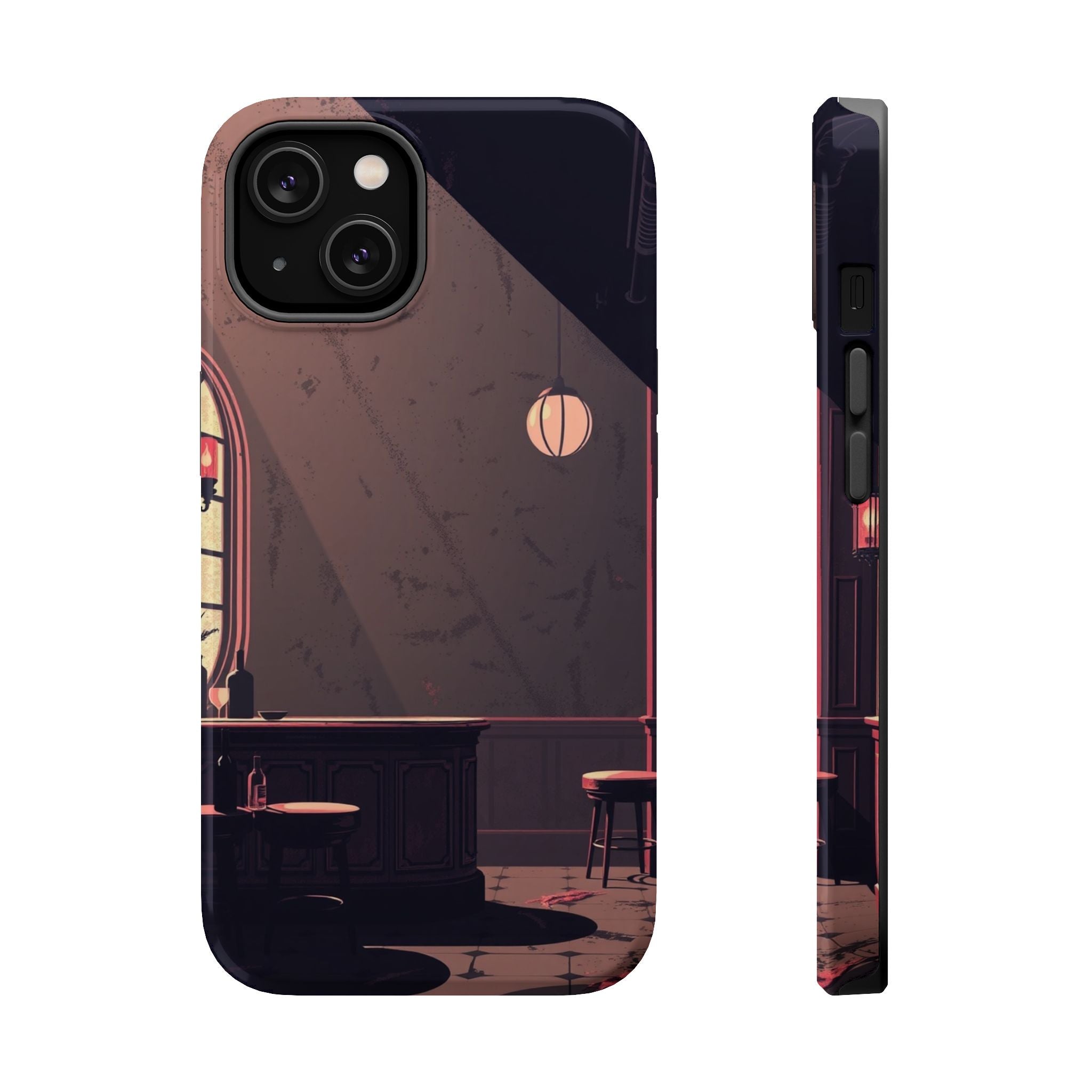 iPhone Speakeasy Dark Grunge Distressed Slim Everyday Designer Case · iPhone Cas