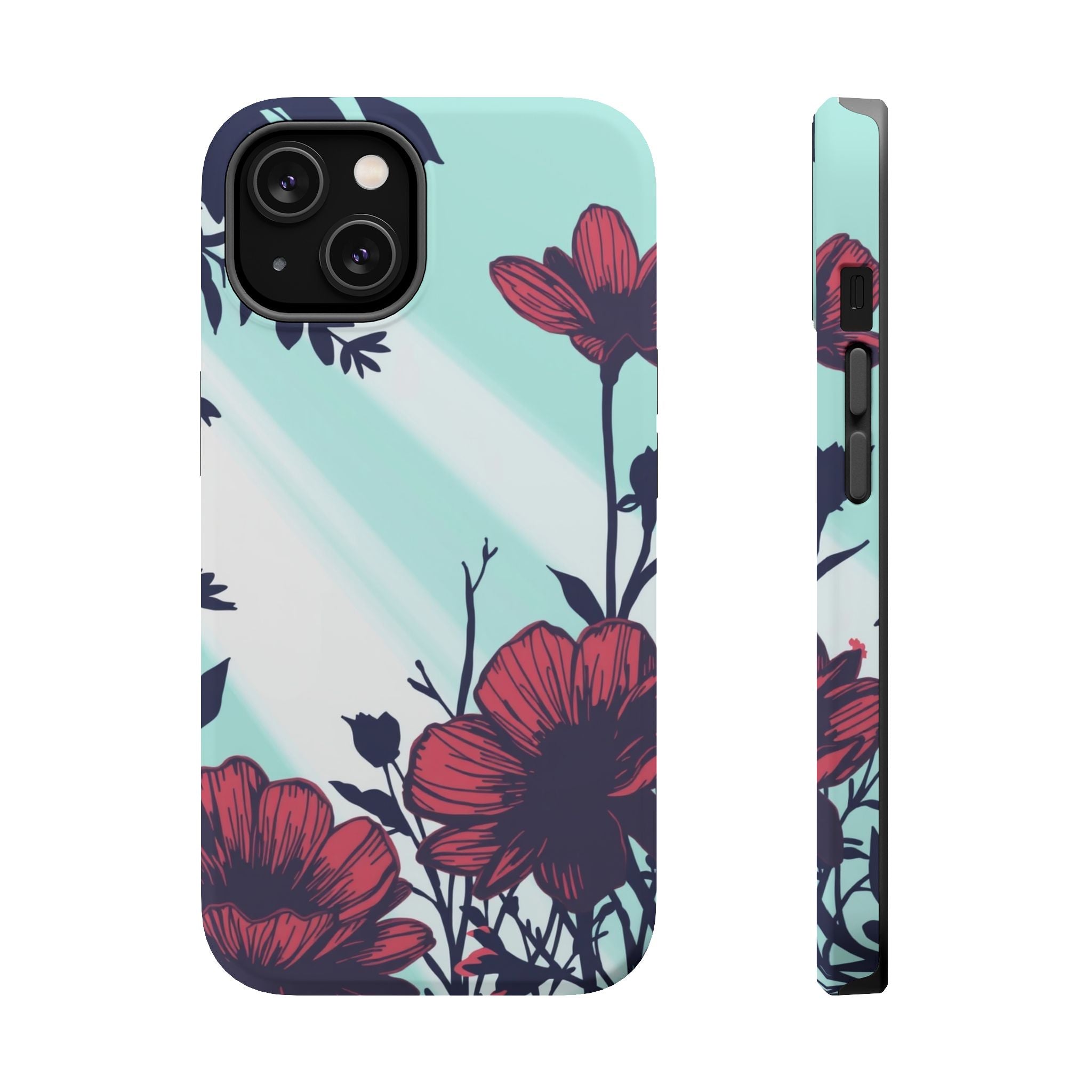 iPhone Floral Silhouette Cinematic Art Slim Everyday Designer Case · iPhone Case