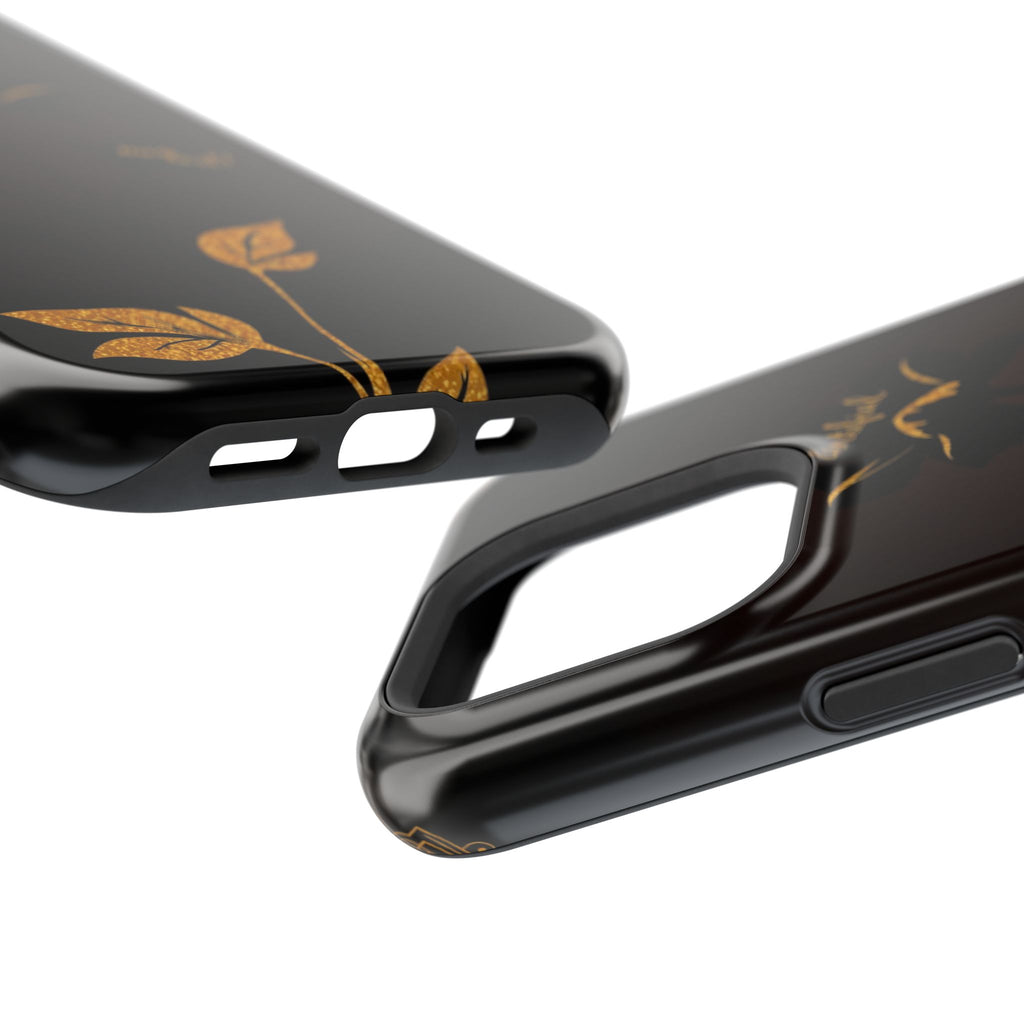 iPhone Earthy Floral Silhouette Design Slim Everyday Designer Case · iPhone Case