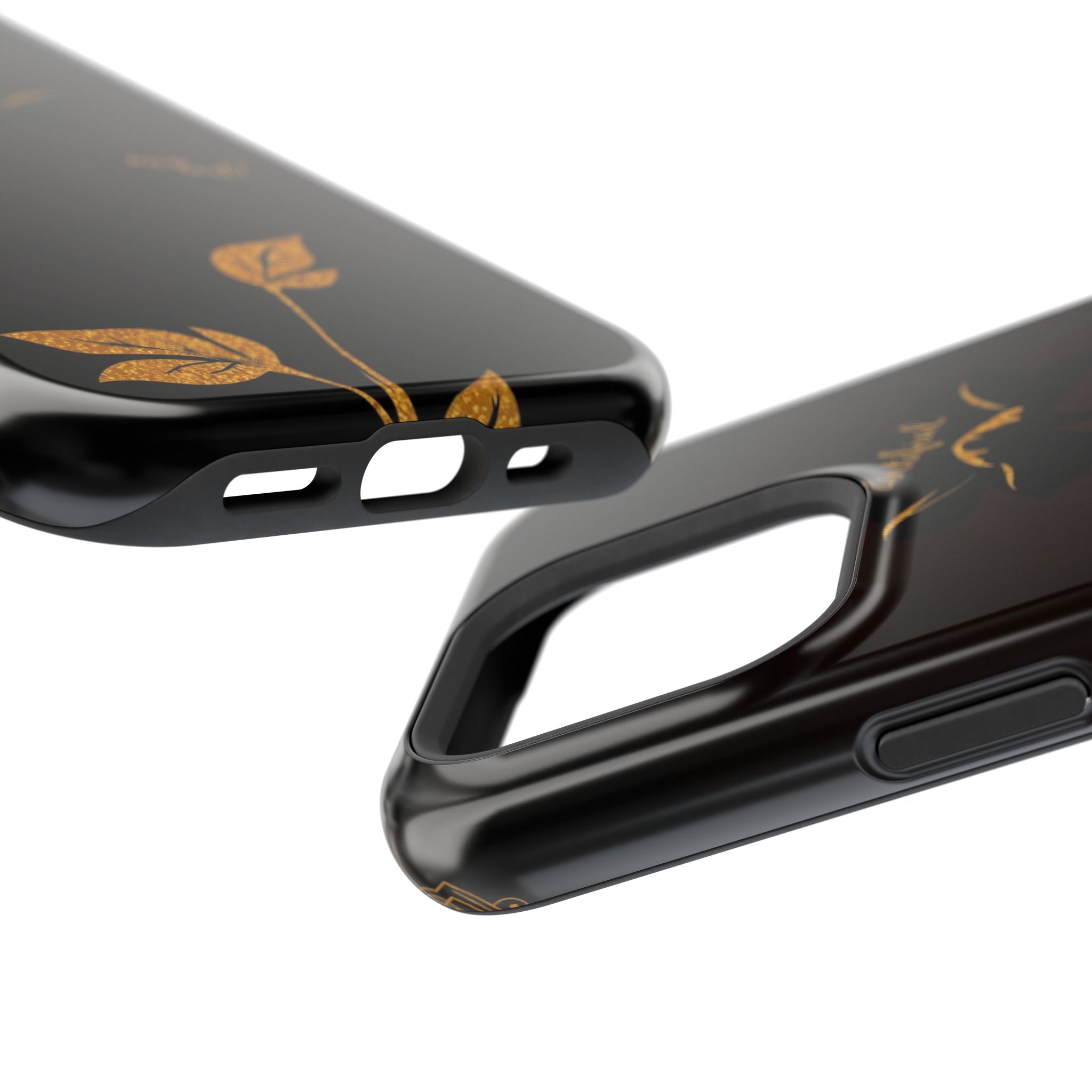 iPhone Earthy Floral Silhouette Design Slim Everyday Designer Case · iPhone Case