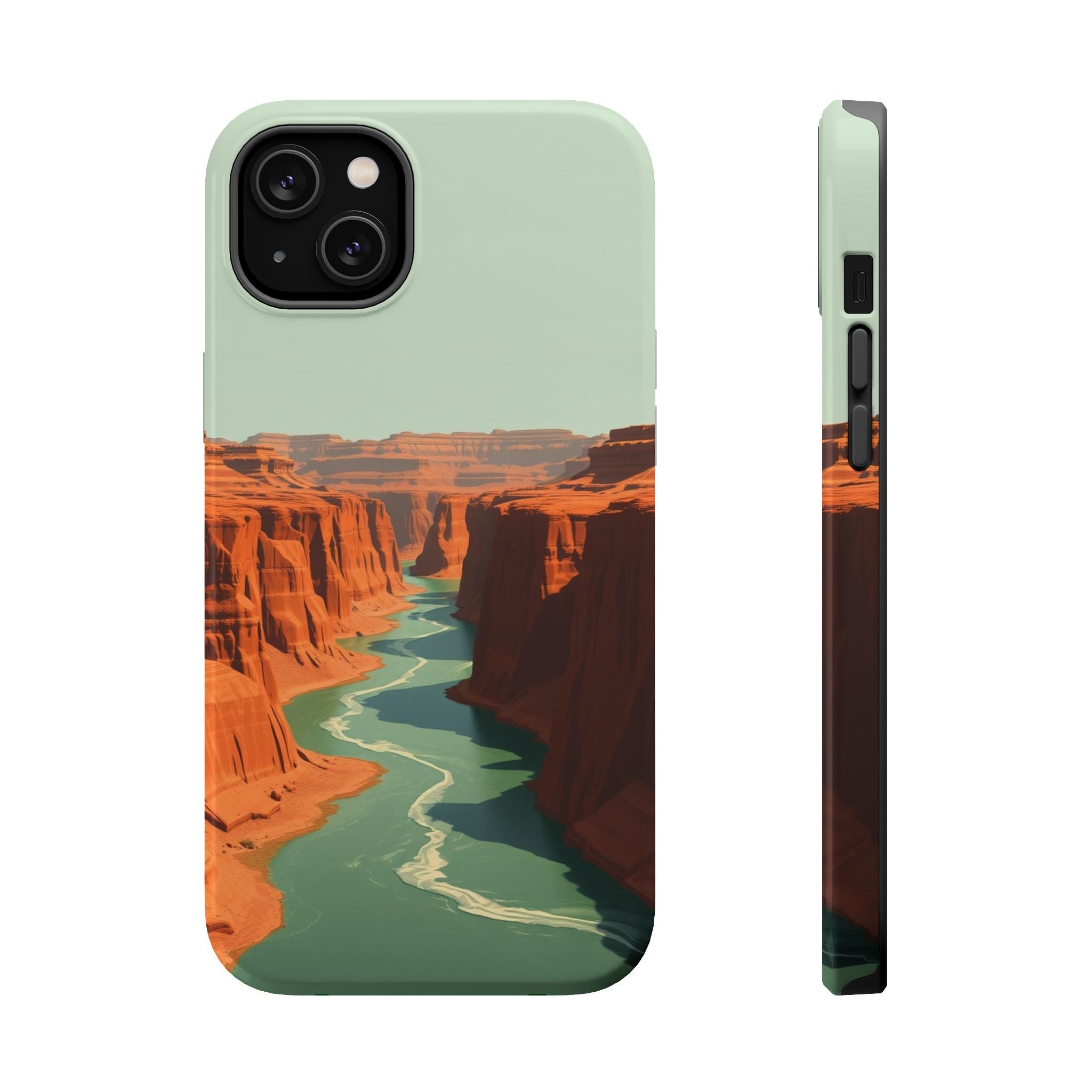 iPhone Burnt Orange And Sand River Canyon Slim iPhone Everyday Designer · iPhone