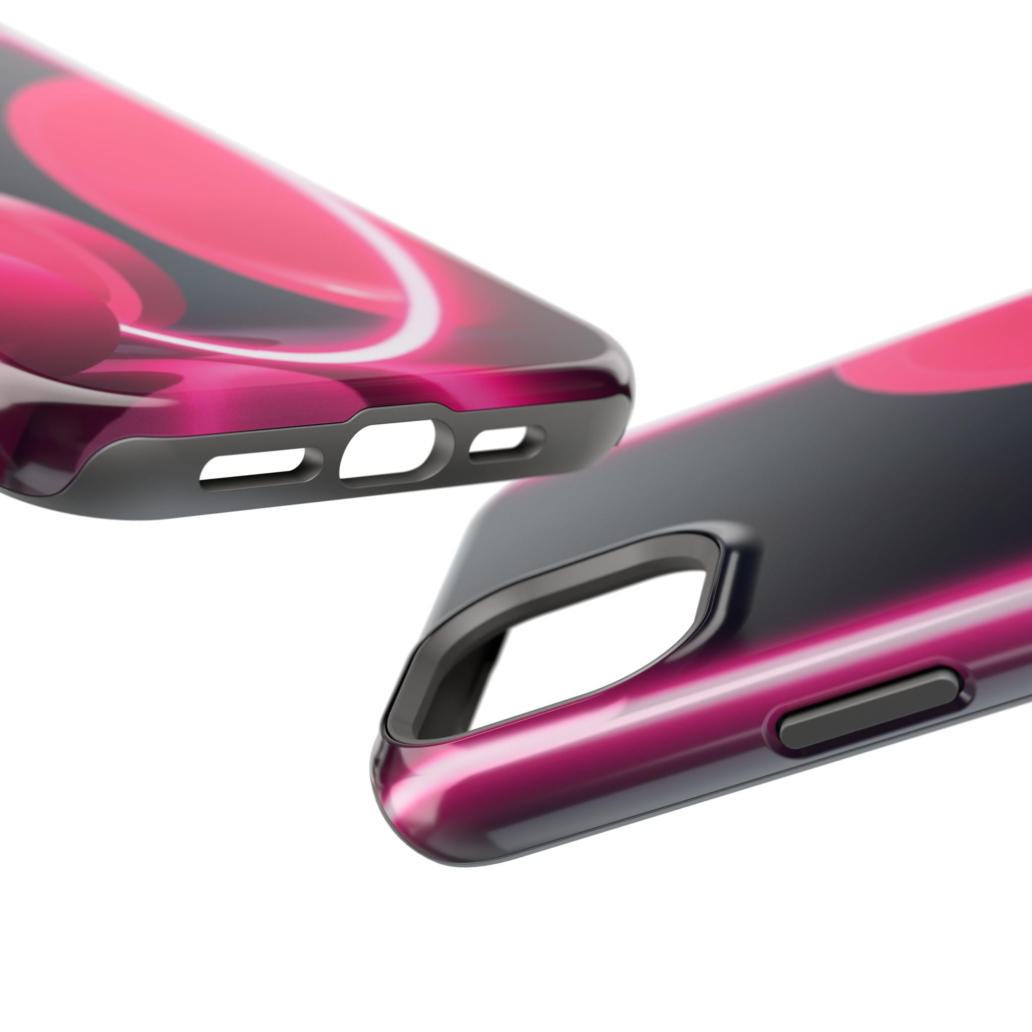 iPhone 1960s Mod Circles Neon Cyberpunk Slim Everyday Designer Case · iPhone Cas