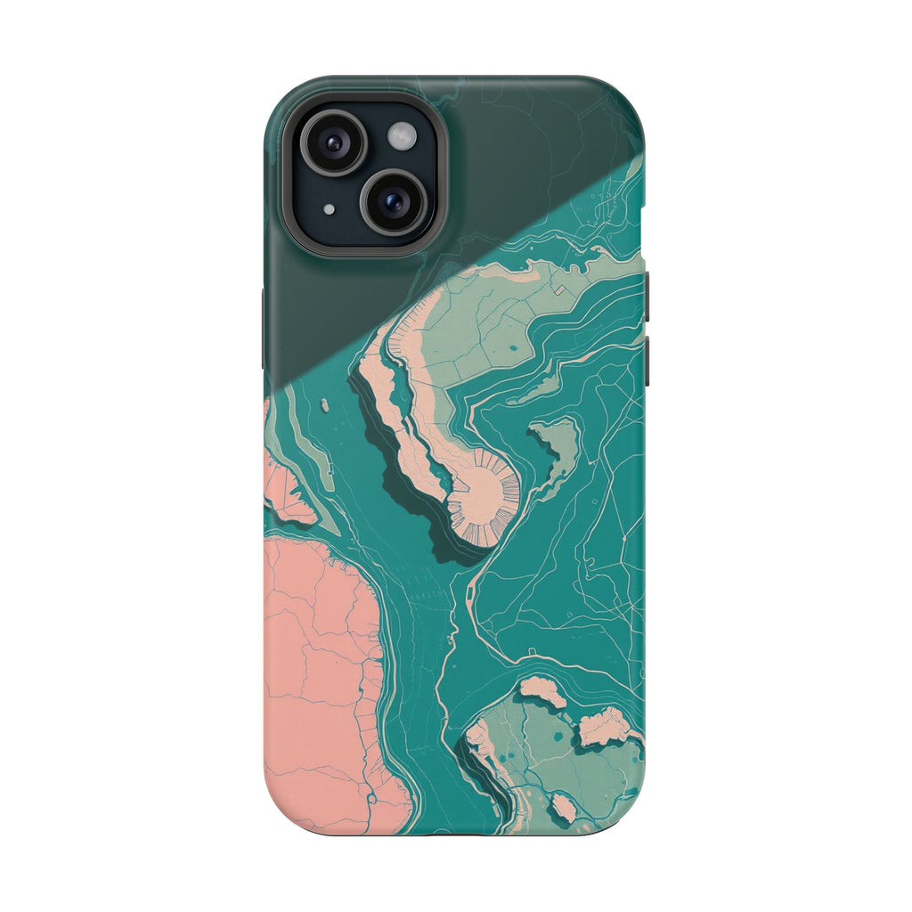 iPhone Earthy River Delta Aerial Design Slim Everyday iPhone 18 · iPhone Case