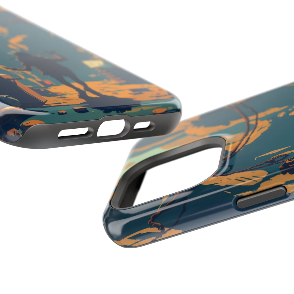 iPhone Mustard And Rust Unhinged in a Cute Way Soft Finish Everyday Case · iPhon