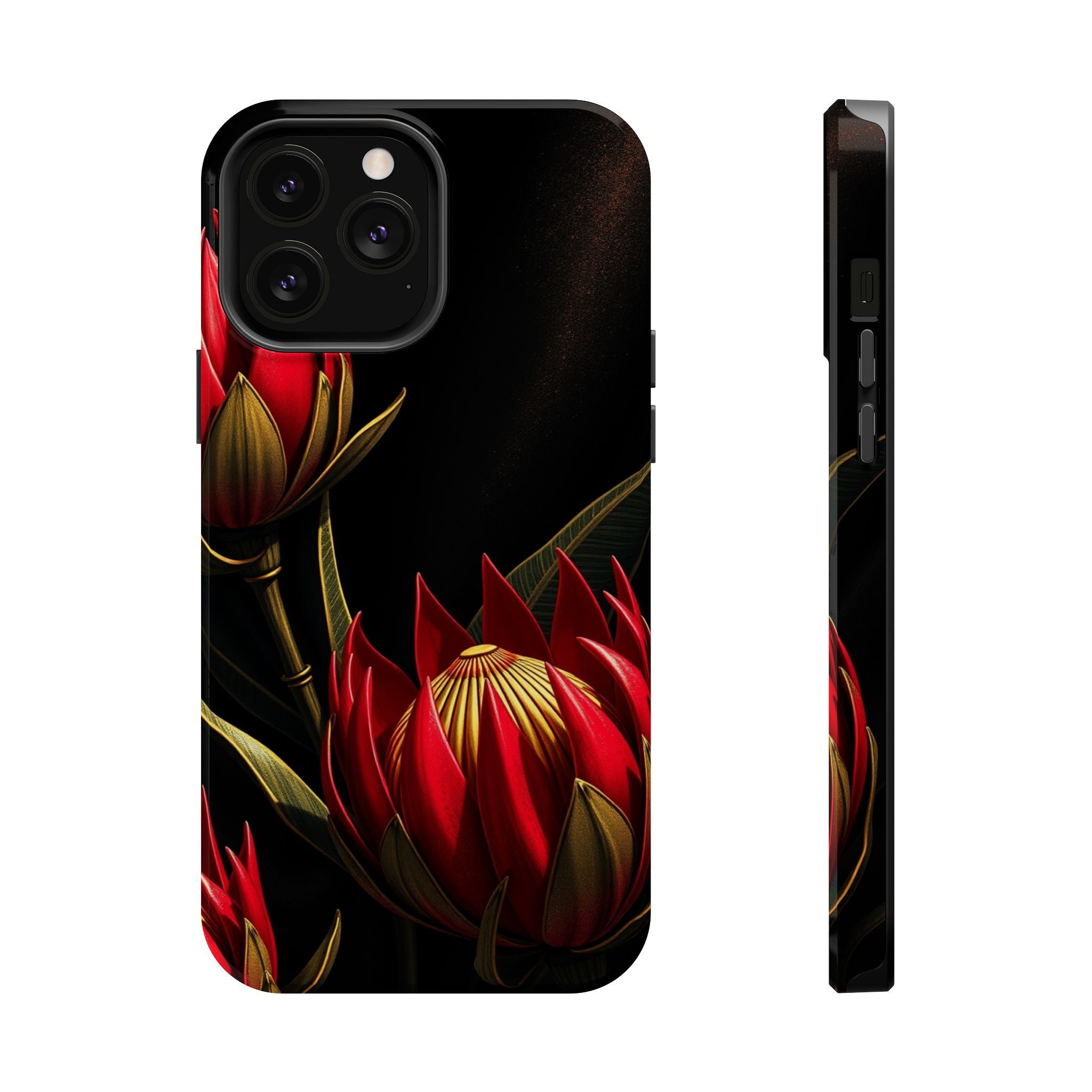 iPhone Protea Bold Gold Foil Luxury Slim Everyday Designer Case · iPhone Case