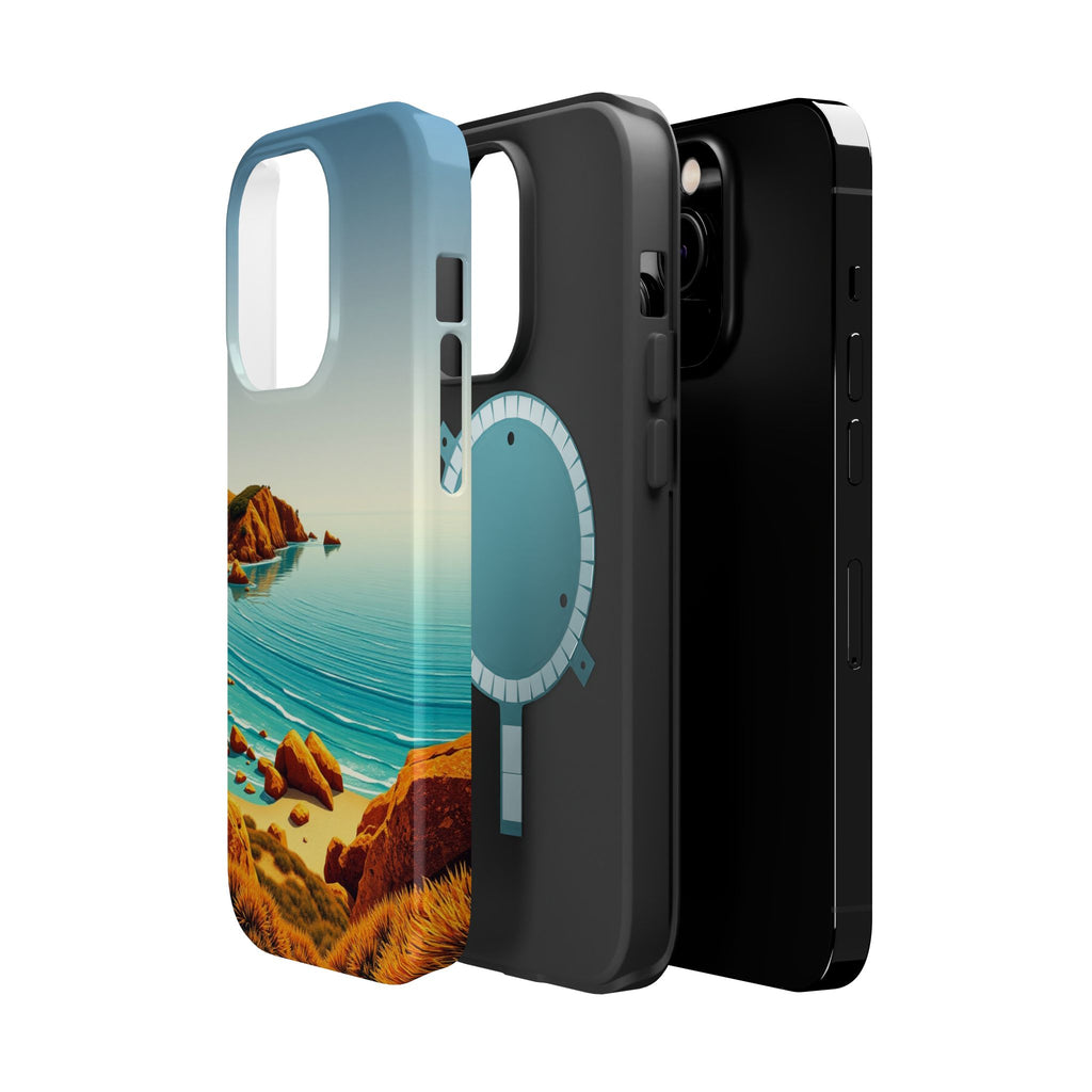 iPhone Mustard And Rust Pebble Beach Slim Everyday iPhone 14 Designer · iPhone C