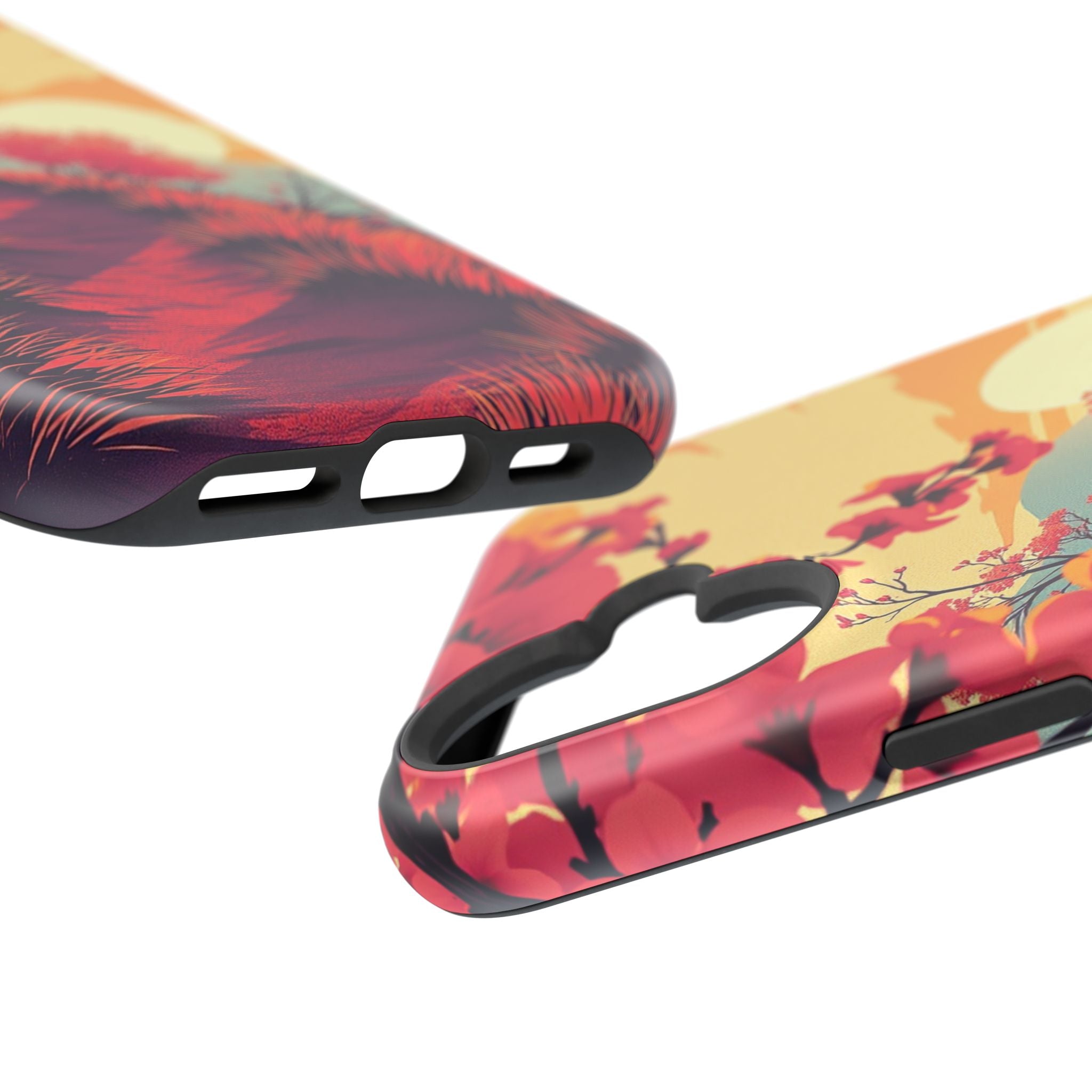 iPhone Sunset Amber And Peach Blossom Trail Soft iPhone 15 Finish · iPhone Case