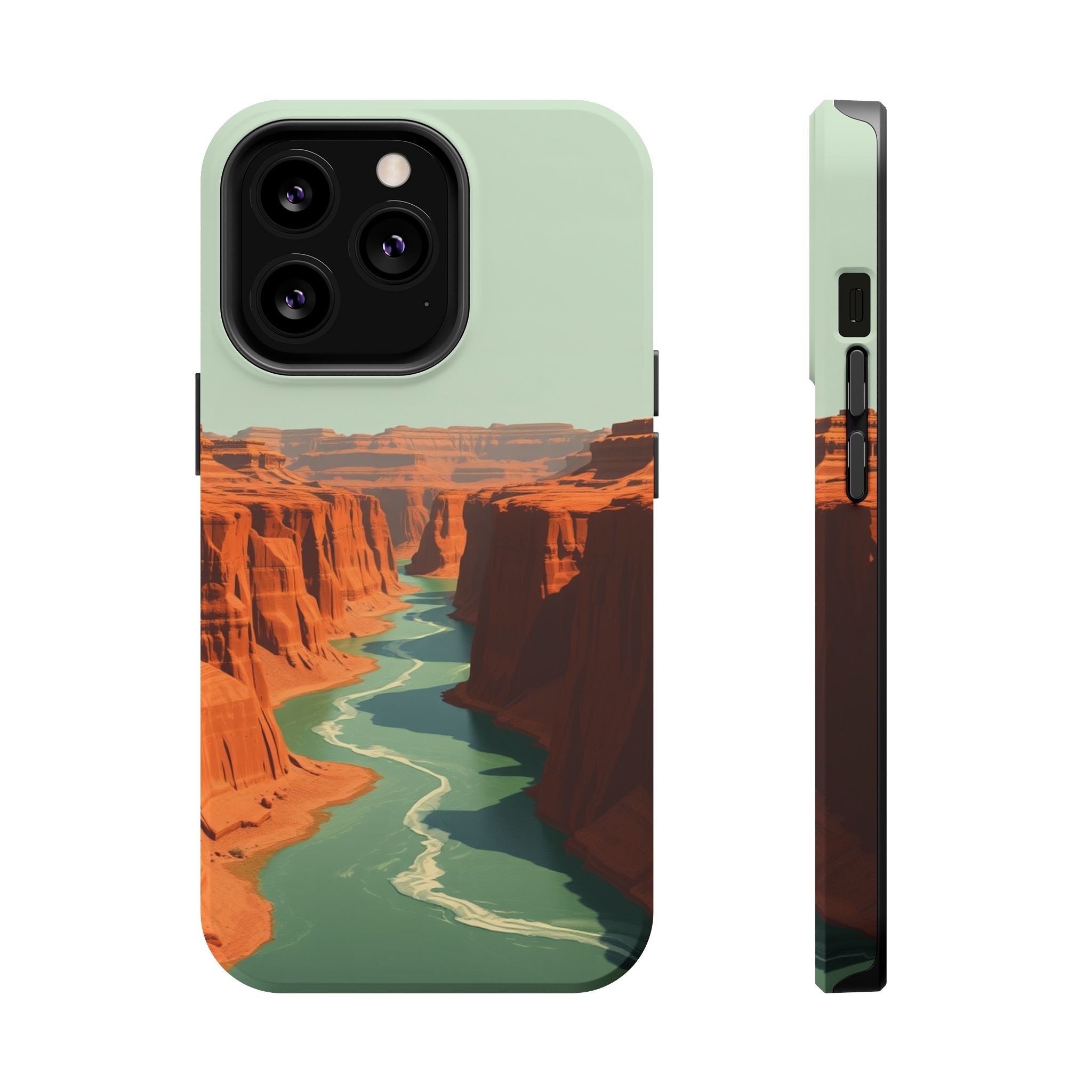 iPhone Burnt Orange And Sand River Canyon Slim iPhone Everyday Designer · iPhone