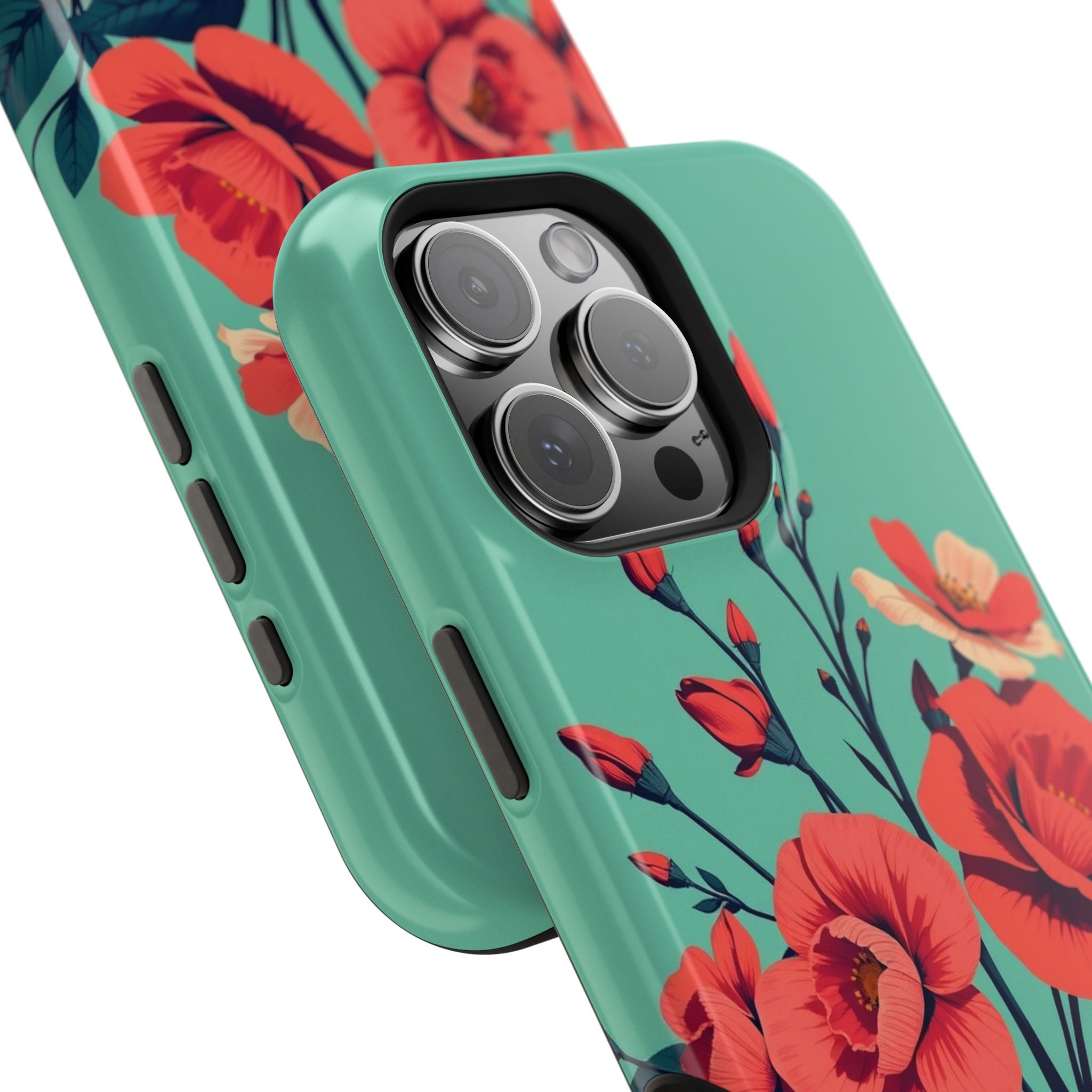 iPhone Pin-up Floral Cinematic Art Bold Modern Everyday Snap Case · iPhone Case