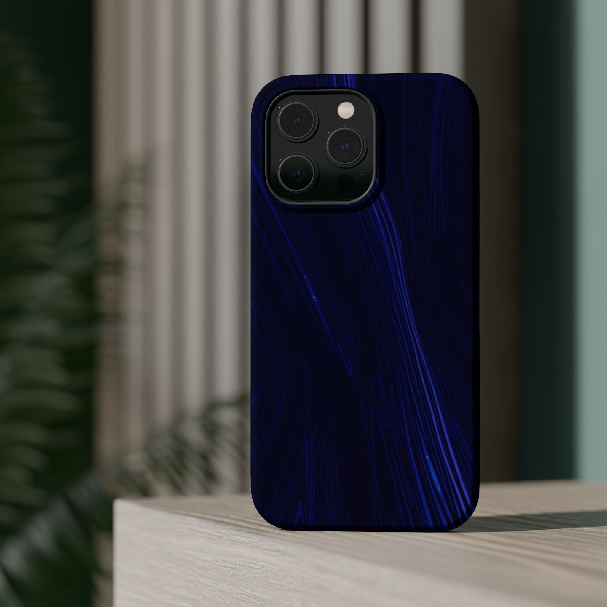 iPhone Interference Pattern Dark Gothic Ink Slim iPhone Everyday · iPhone Case