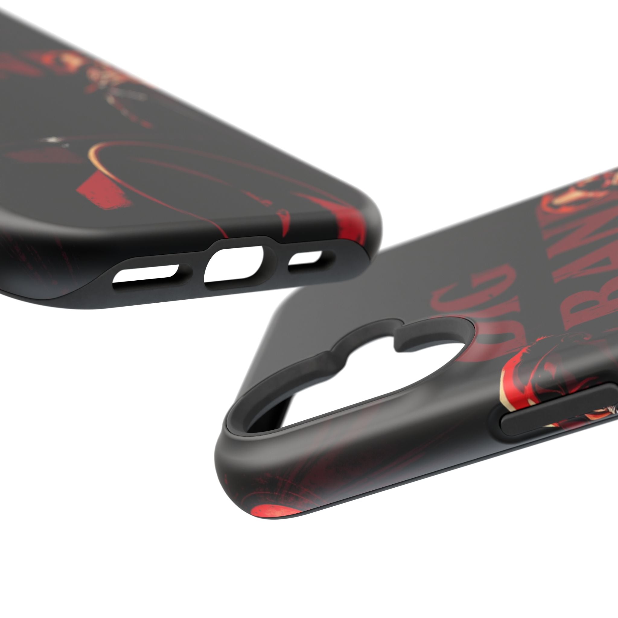iPhone Black And Crimson Big Band Era Slim Everyday Designer Case · iPhone Case