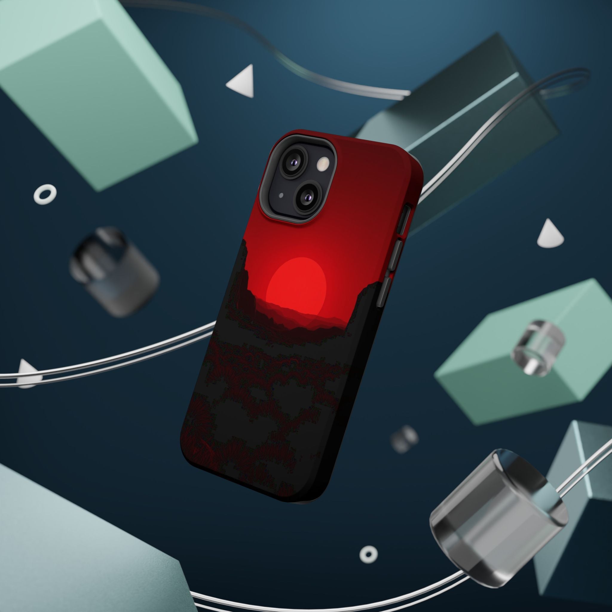 iPhone Vibrant Mesa Sunset Design Bold Modern Everyday Snap Case · iPhone Case